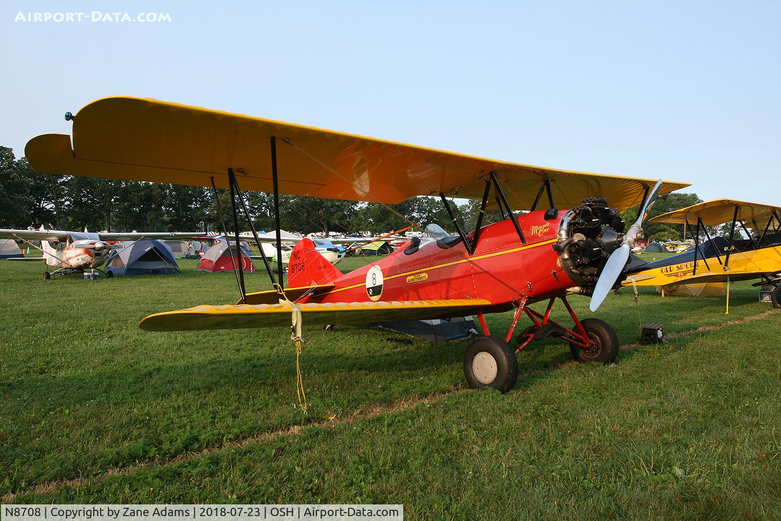 N8708, 1929 Curtiss-Wright Travel Air D-4000 C/N 926, 2018 EAA AirVenture - Oshkosh, Wisconsin