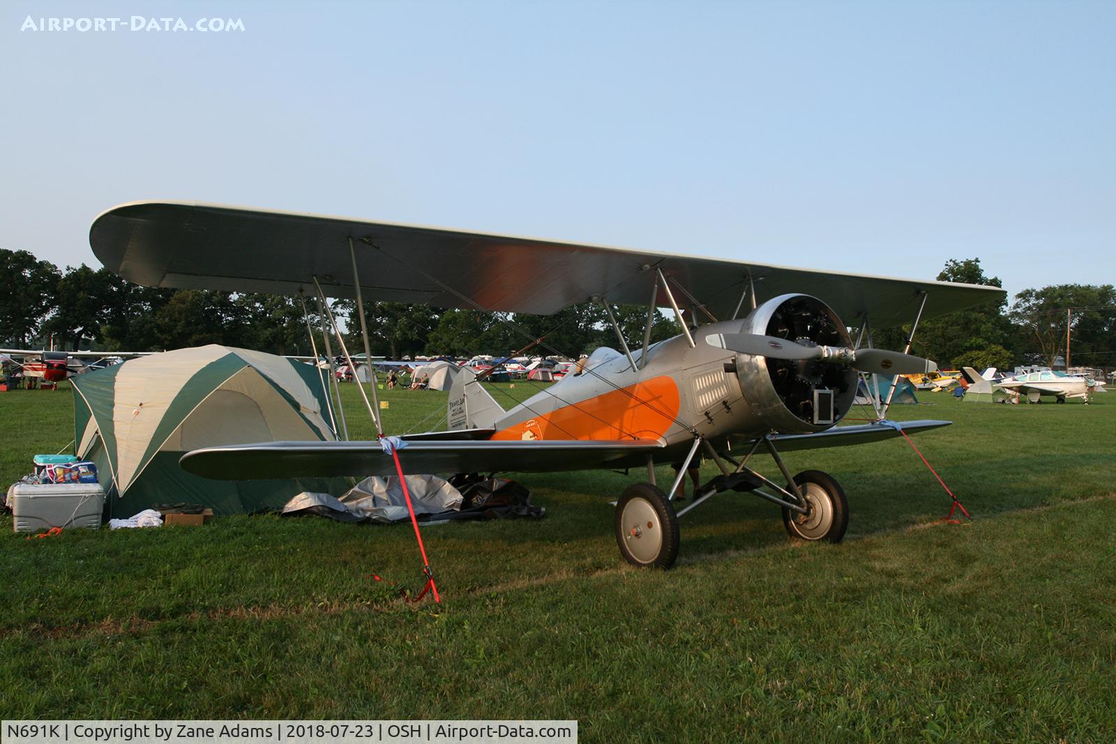 N691K, 1929 Travel Air E-4000 C/N 1277, 2018 EAA AirVenture - Oshkosh, Wisconsin