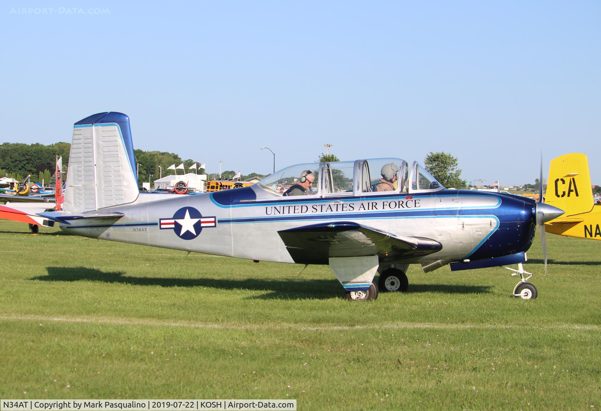 N34AT, 1957 Beech T-34A (A45) Mentor Mentor C/N G-139, Beech T-34A
