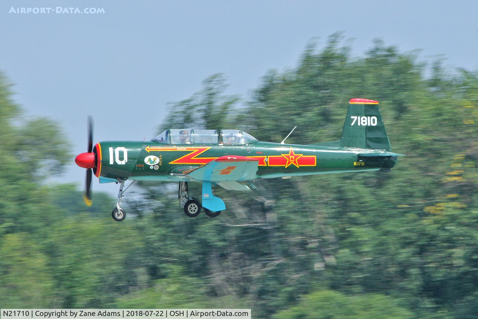 N21710, 1969 Nanchang CJ-6A C/N 2532059, 2018 EAA AirVenture - Oshkosh, Wisconsin