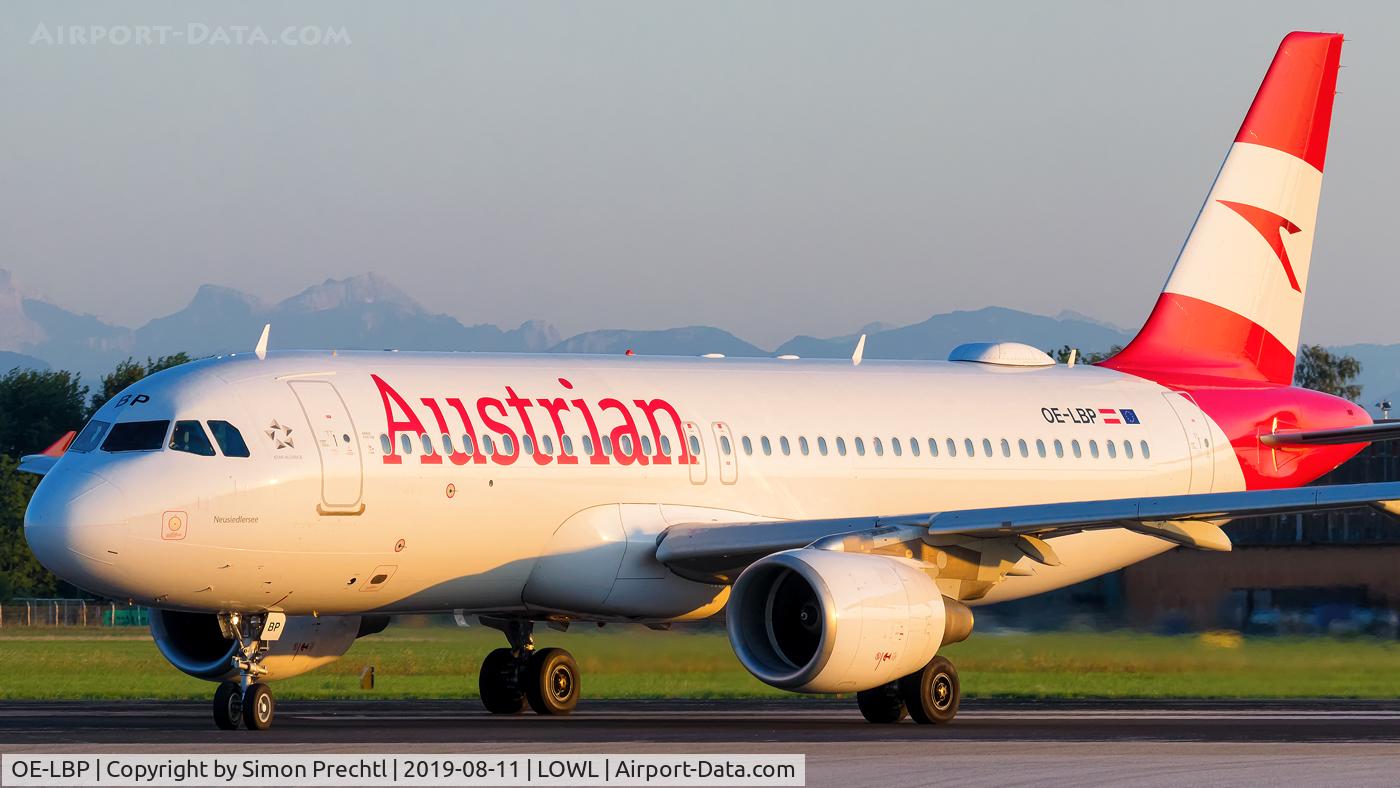 OE-LBP, 1998 Airbus A320-214 C/N 797, OE-LBP @ Linz Airport