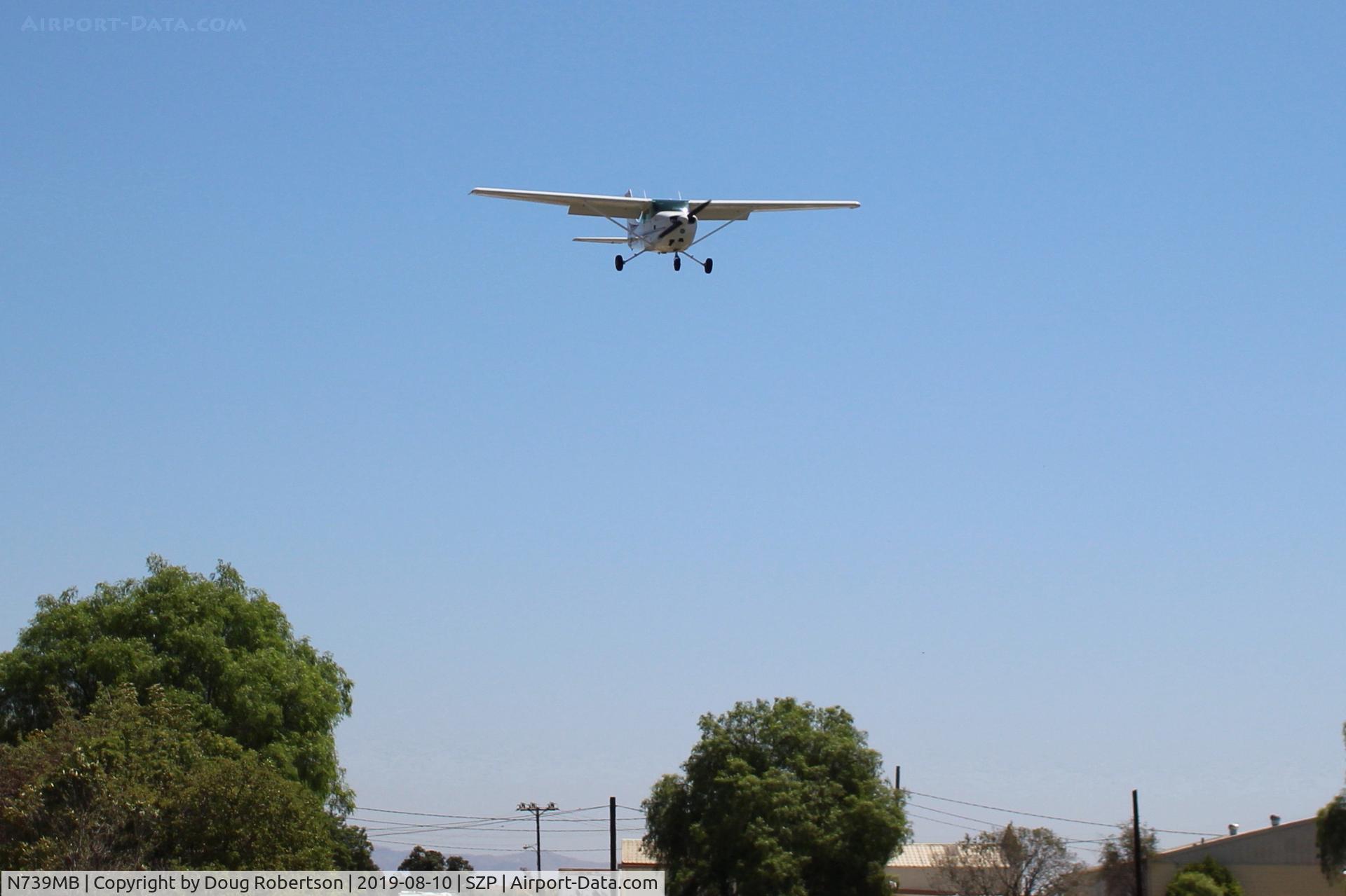 N739MB, 1978 Cessna 172N C/N 17270641, 1978 Cessna 172N SKYHAWK, Lycoming IO-360-H2AD 160 Hp, on final Rwy 22