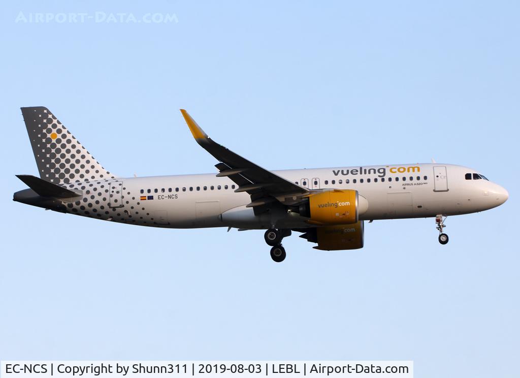 EC-NCS, 2019 Airbus A320-271N C/N 8818, Landing rwy 25R