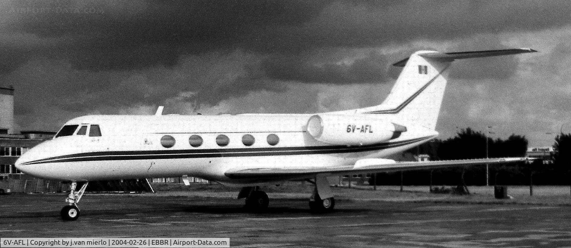 6V-AFL, 1973 Grumman G-1159 Gulfstream II C/N 136, Brussels G.A.T. '80s