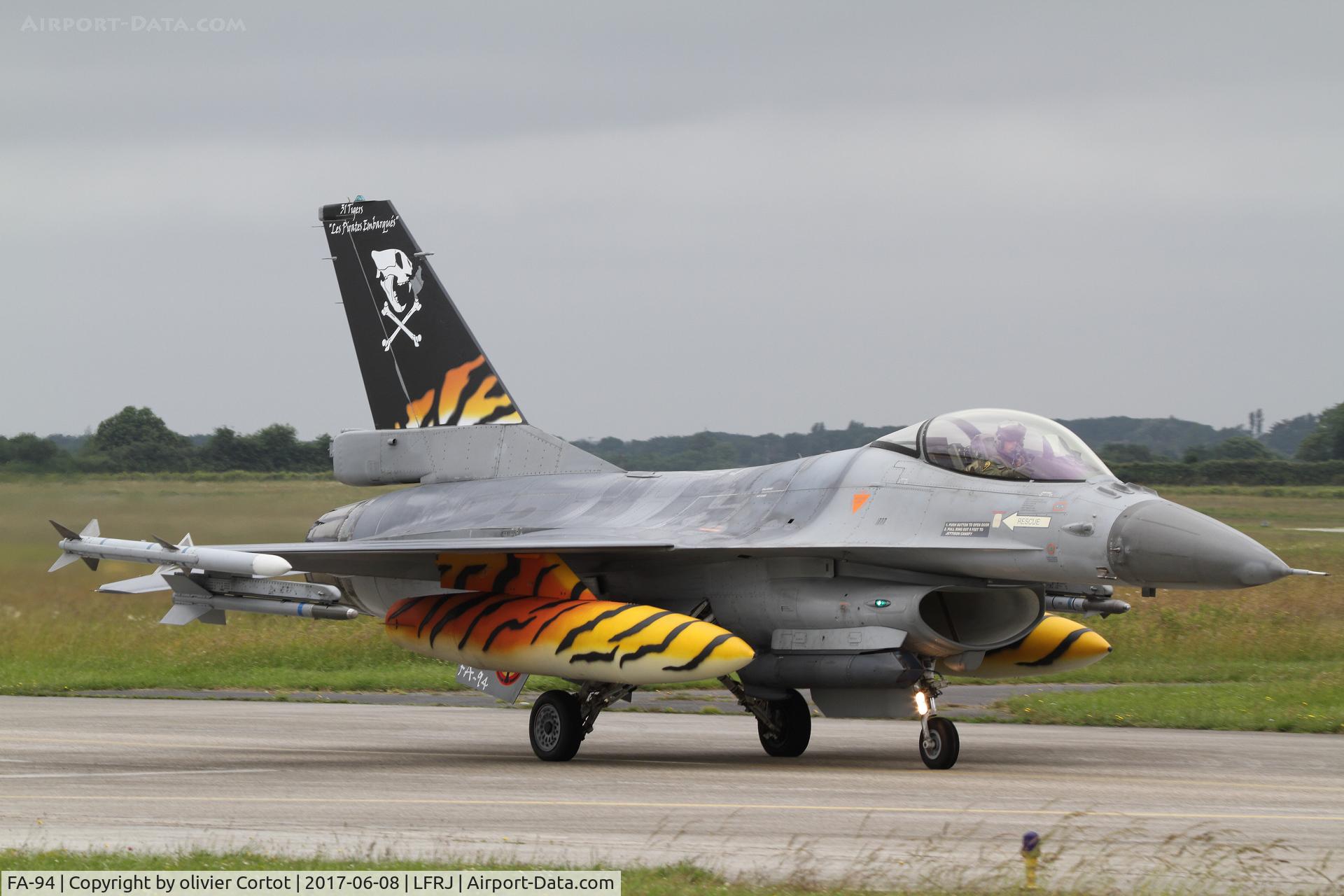 FA-94, SABCA F-16AM Fighting Falcon C/N 6H-94, Tiger meet 2017