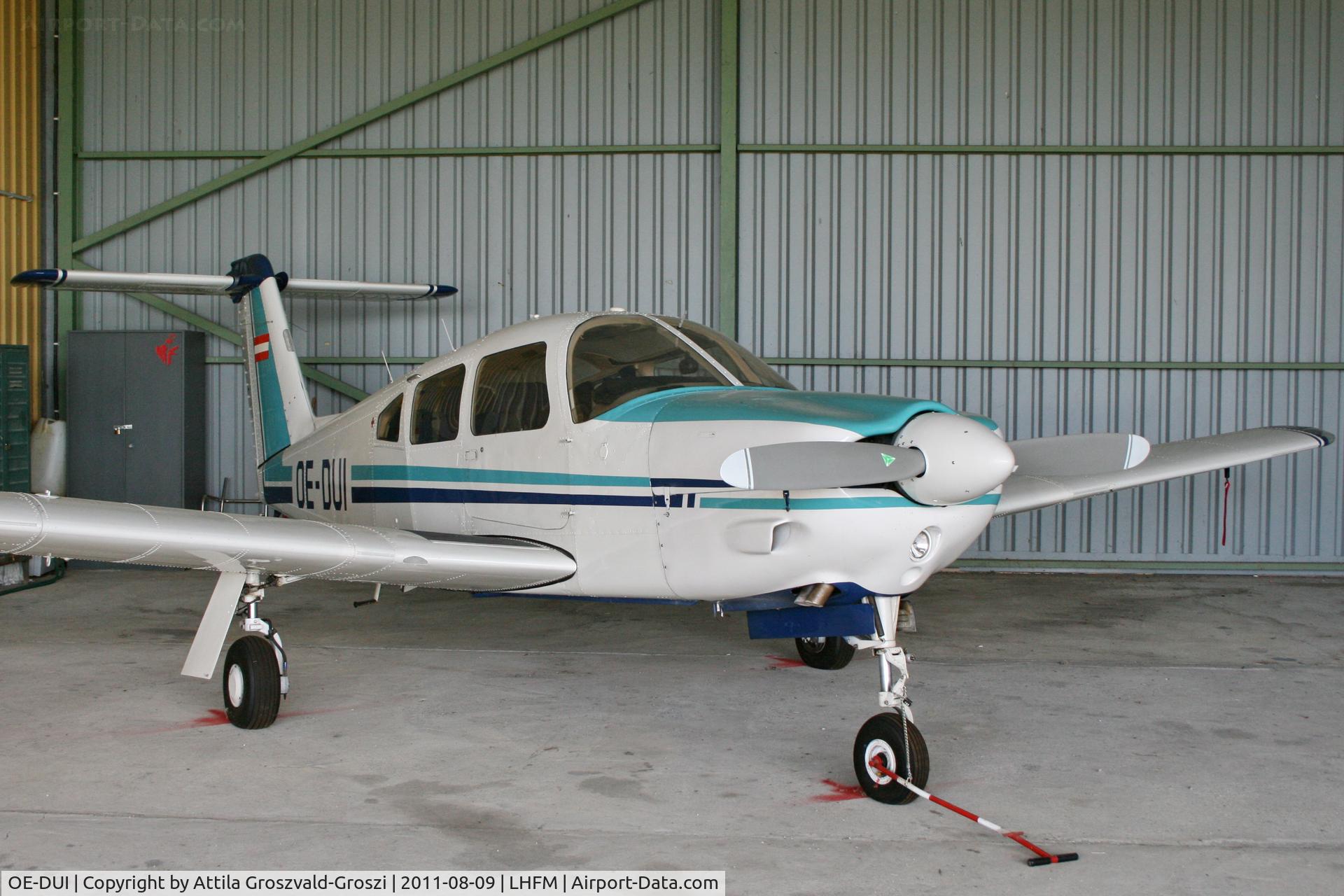 OE-DUI, Piper PA-28RT-201 Arrow IV C/N 28R-8018076, LHFM - Meidl Airport, Fertöszentmiklós, Hungary