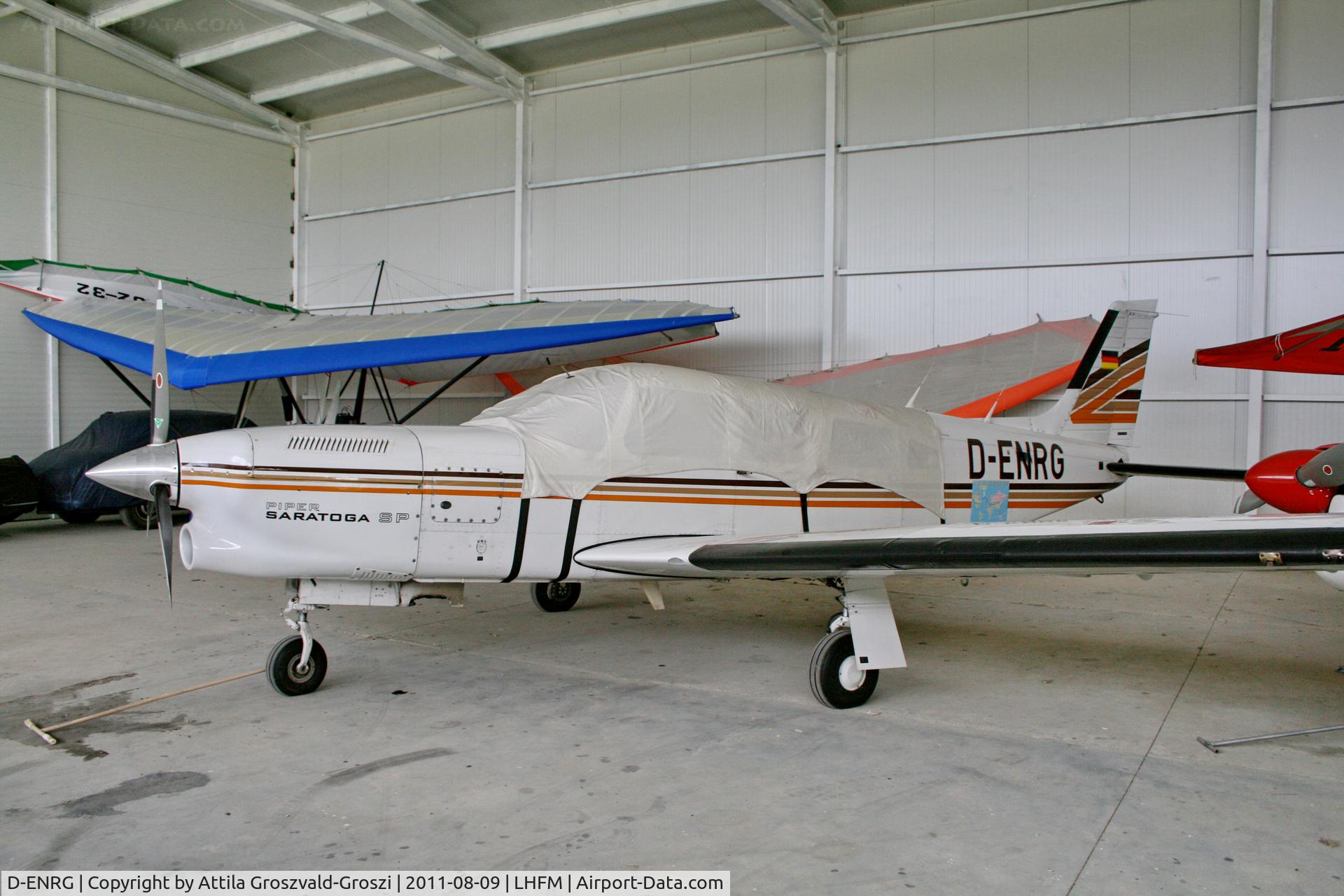 D-ENRG, 1981 Piper PA-32R-301T Turbo Saratoga C/N 32R-8129088, LHFM - Meidl Airport, Fertöszentmiklós, Hungary
