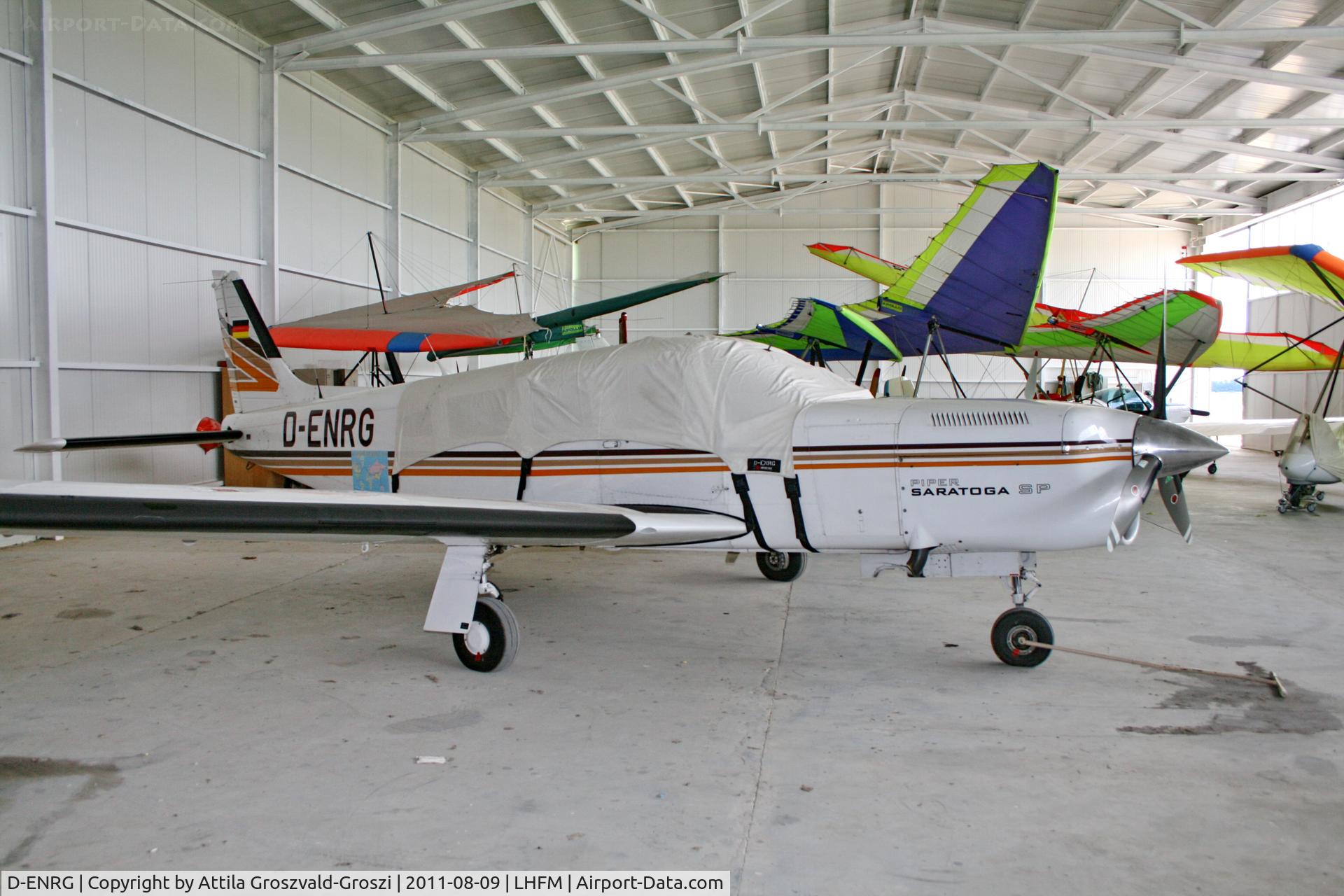 D-ENRG, 1981 Piper PA-32R-301T Turbo Saratoga C/N 32R-8129088, LHFM - Meidl Airport, Fertöszentmiklós, Hungary
