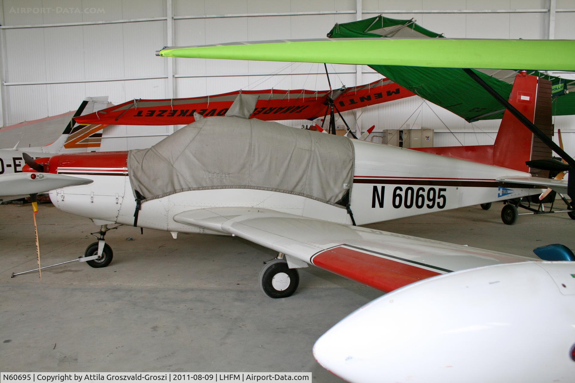 N60695, 1966 SIAI-Marchetti S-205-20R C/N 4-109, LHFM - Meidl Airport, Fertöszentmiklós, Hungary
