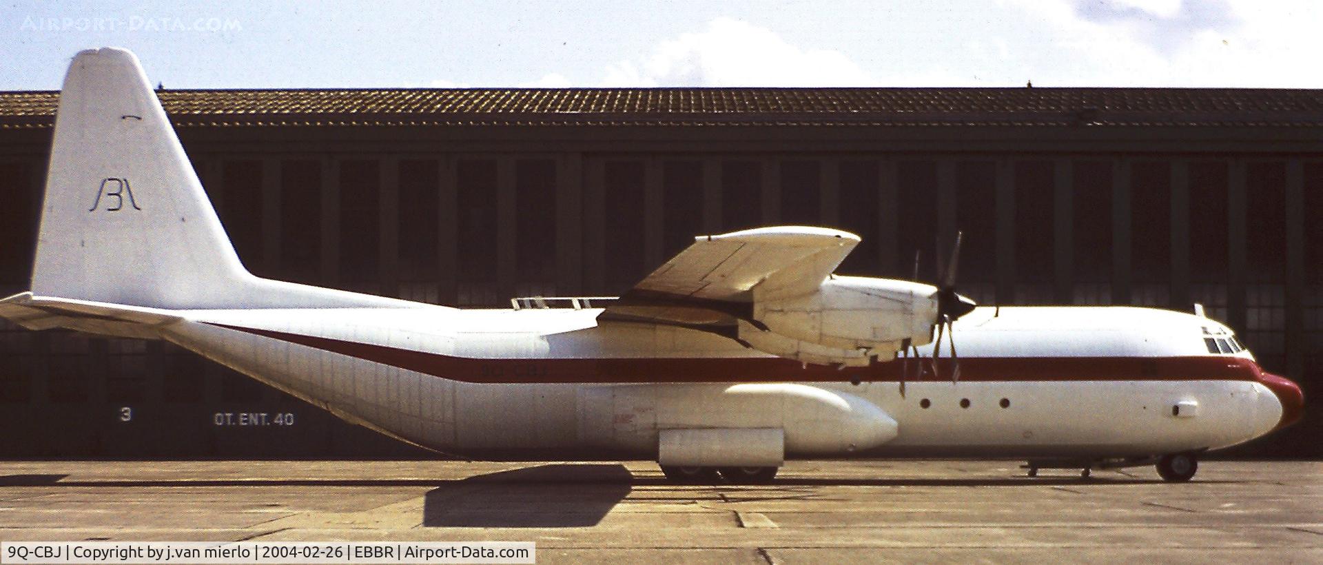9Q-CBJ, 1978 Lockheed L-100-30 Hercules (L-382G) C/N 382-4796, Brussels, Belgium SN maintenance