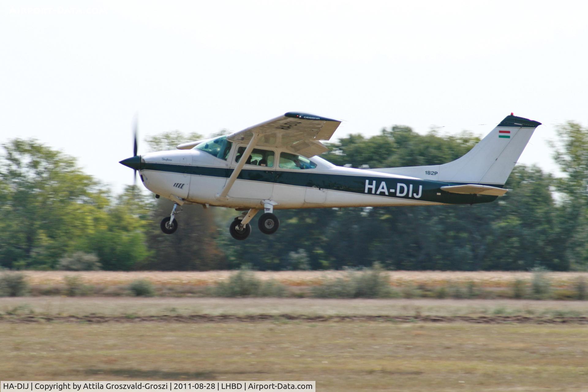 HA-DIJ, 1973 Cessna 182P Skylane C/N 182-61650, LHBD - Börgönd Airport, Hungary