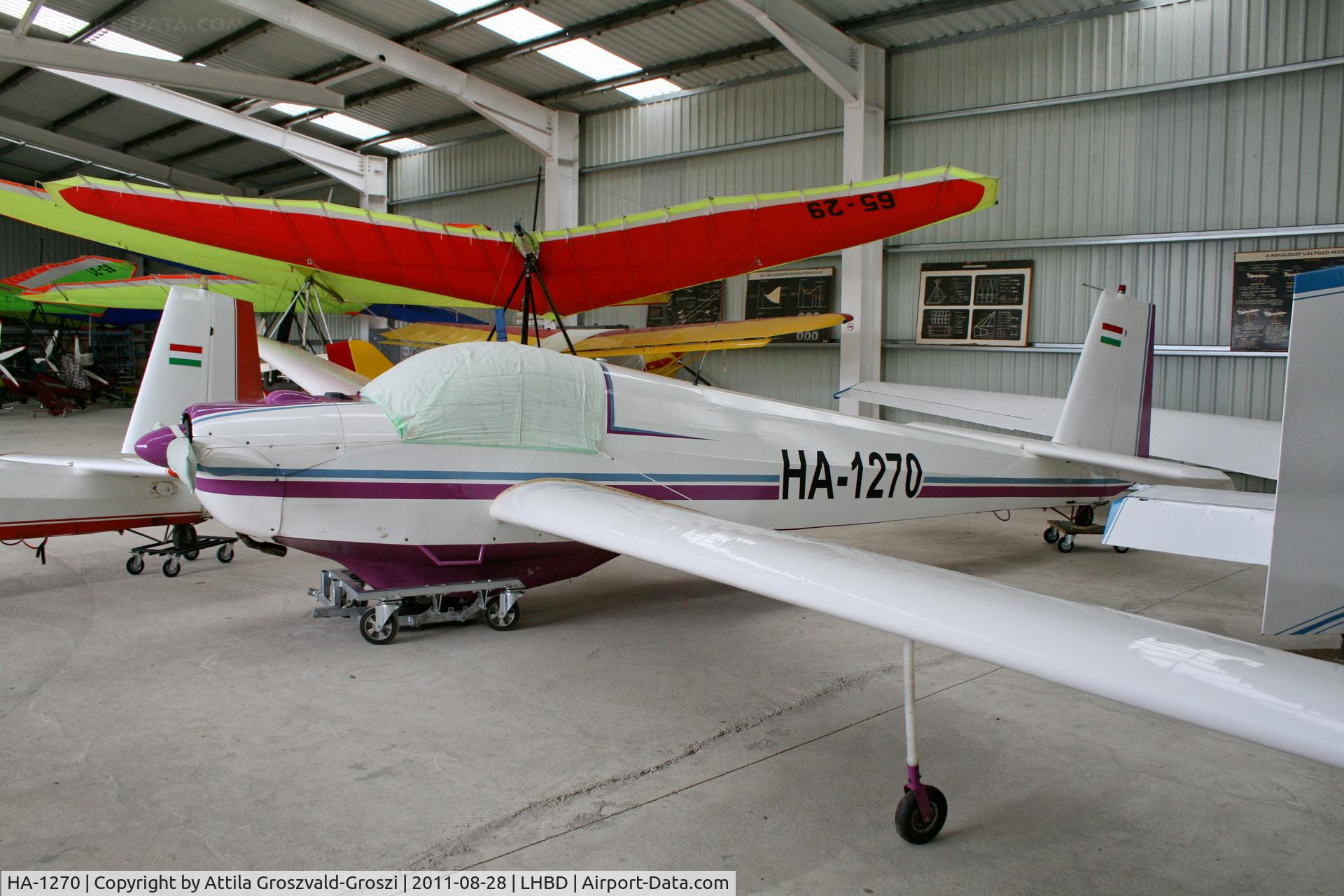HA-1270, 1972 Scheibe SF-25C Falke C/N 4450, LHBD - Börgönd Airport, Hungary