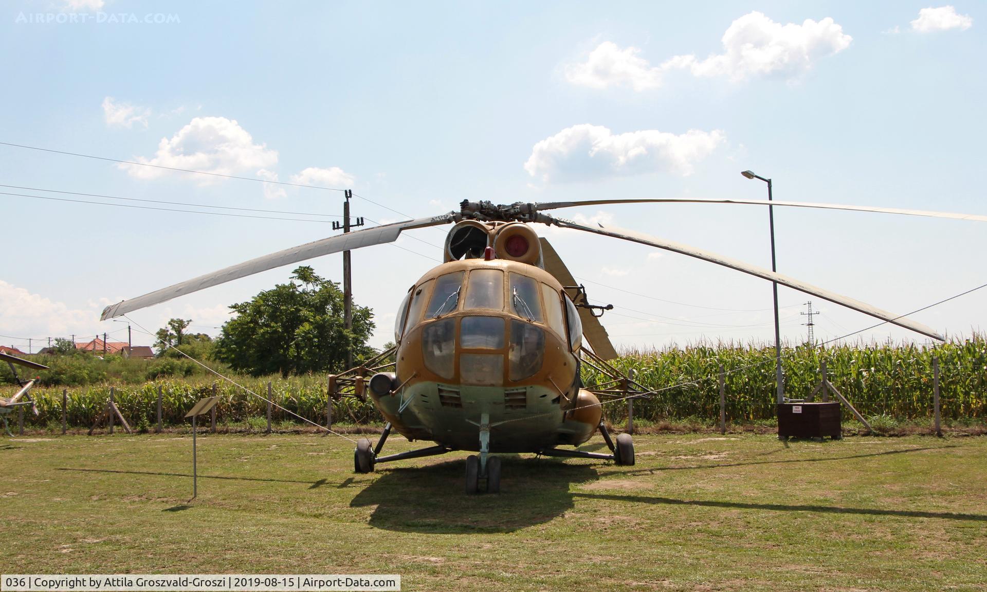 036, 1970 Mil Mi-8T Hip C/N 201036, Komo-Sky 51 Base, Dunavarsány, Hungary