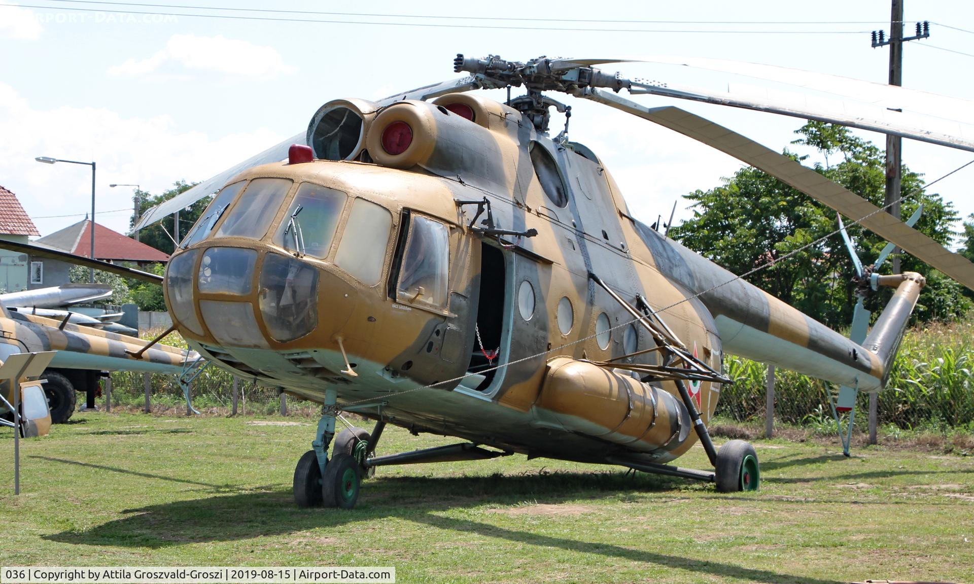 036, 1970 Mil Mi-8T Hip C/N 201036, Komo-Sky 51 Base, Dunavarsány, Hungary