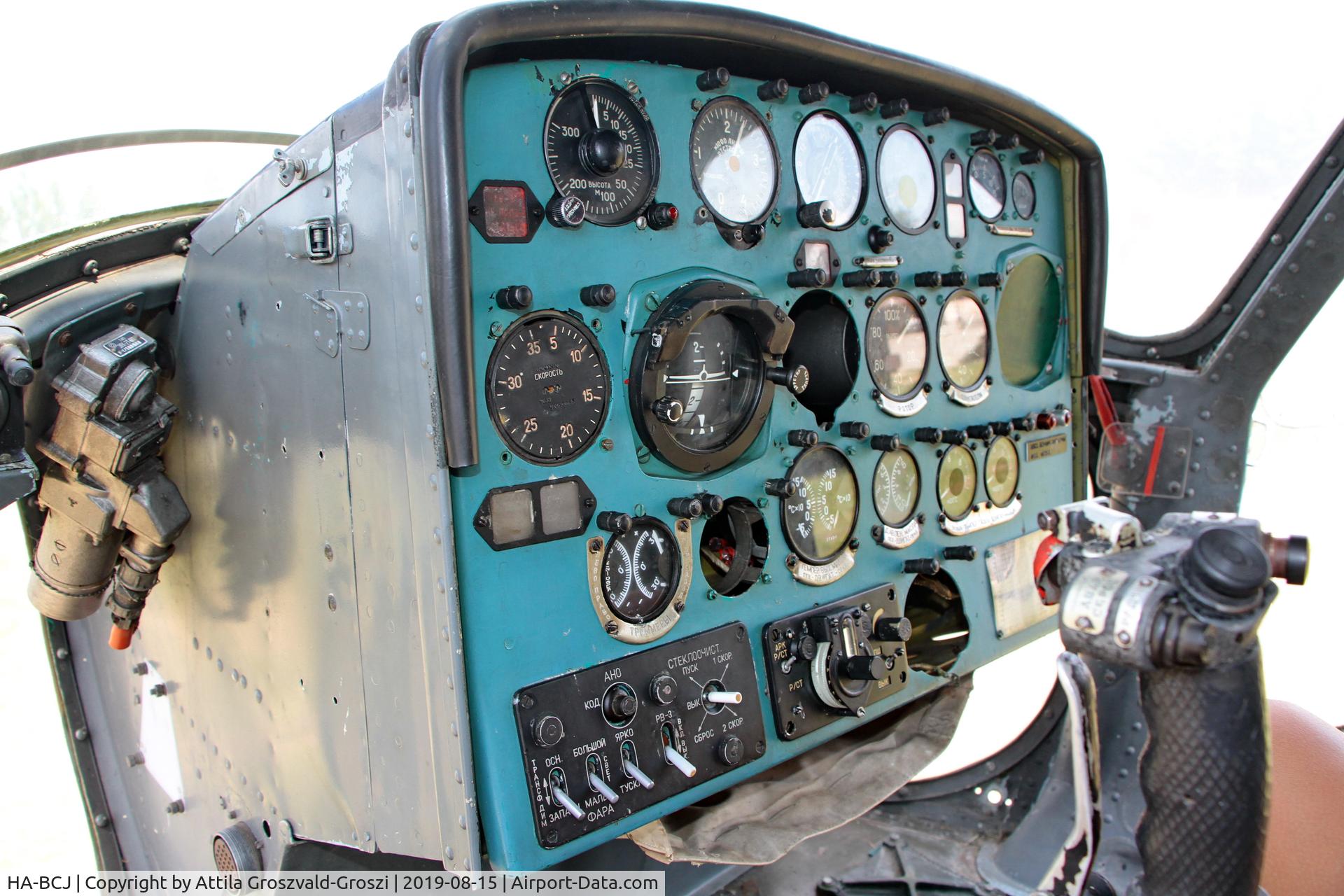 HA-BCJ, 1973 WSK Swidnik Mi-2 C/N 562818043, Komo-Sky 51 Base, Dunavarsány, Hungary