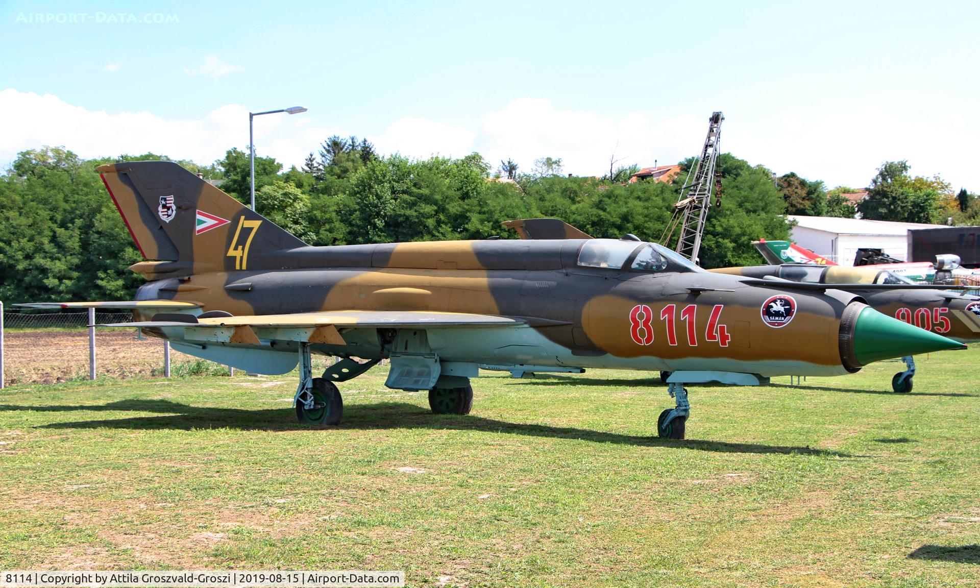 8114, Mikoyan-Gurevich MiG-21MF C/N 968114, Komo-Sky 51 Base, Dunavarsány, Hungary