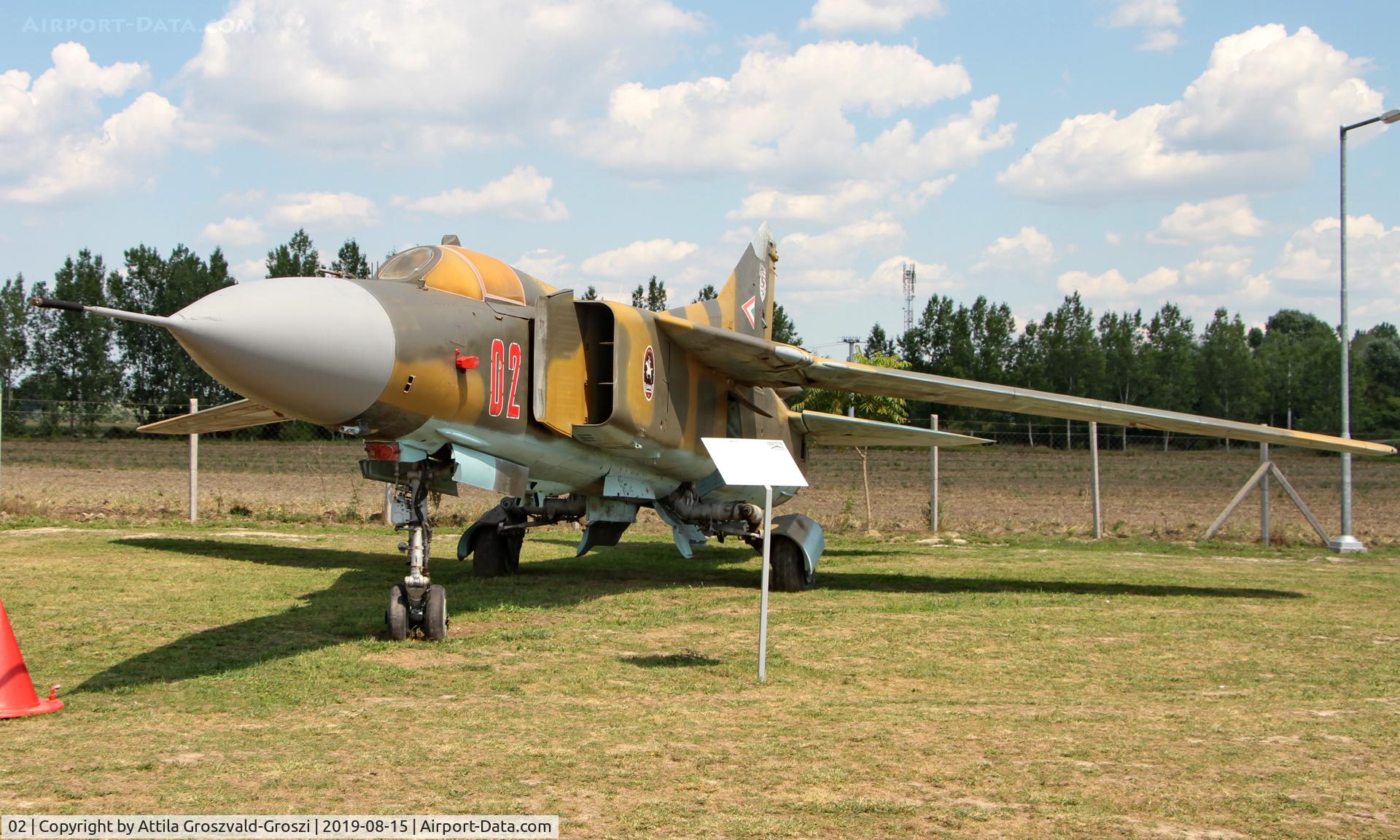 02, 1979 Mikoyan-Gurevich MiG-23MF C/N 0390217153, Komo-Sky 51 Base, Dunavarsány, Hungary