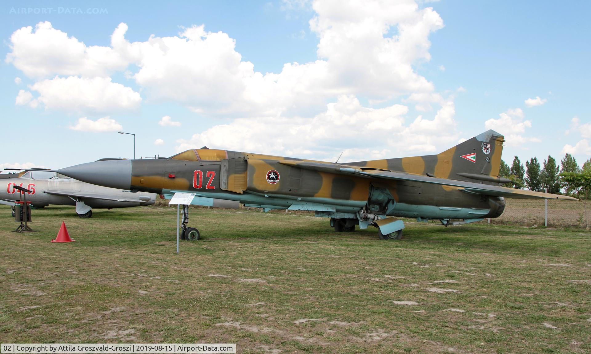 02, 1979 Mikoyan-Gurevich MiG-23MF C/N 0390217153, Komo-Sky 51 Base, Dunavarsány, Hungary