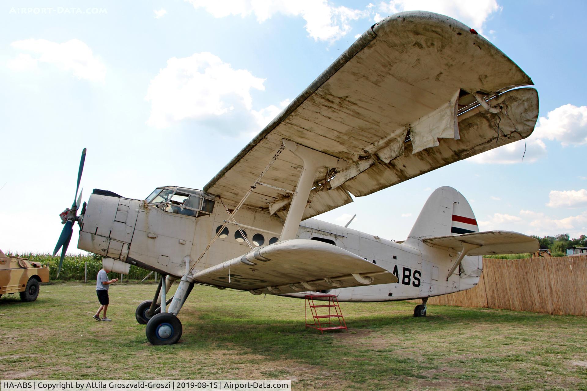 HA-ABS, PZL-Mielec An-2T C/N 1G76-15, Komo-Sky 51 Base, Dunavarsány, Hungary