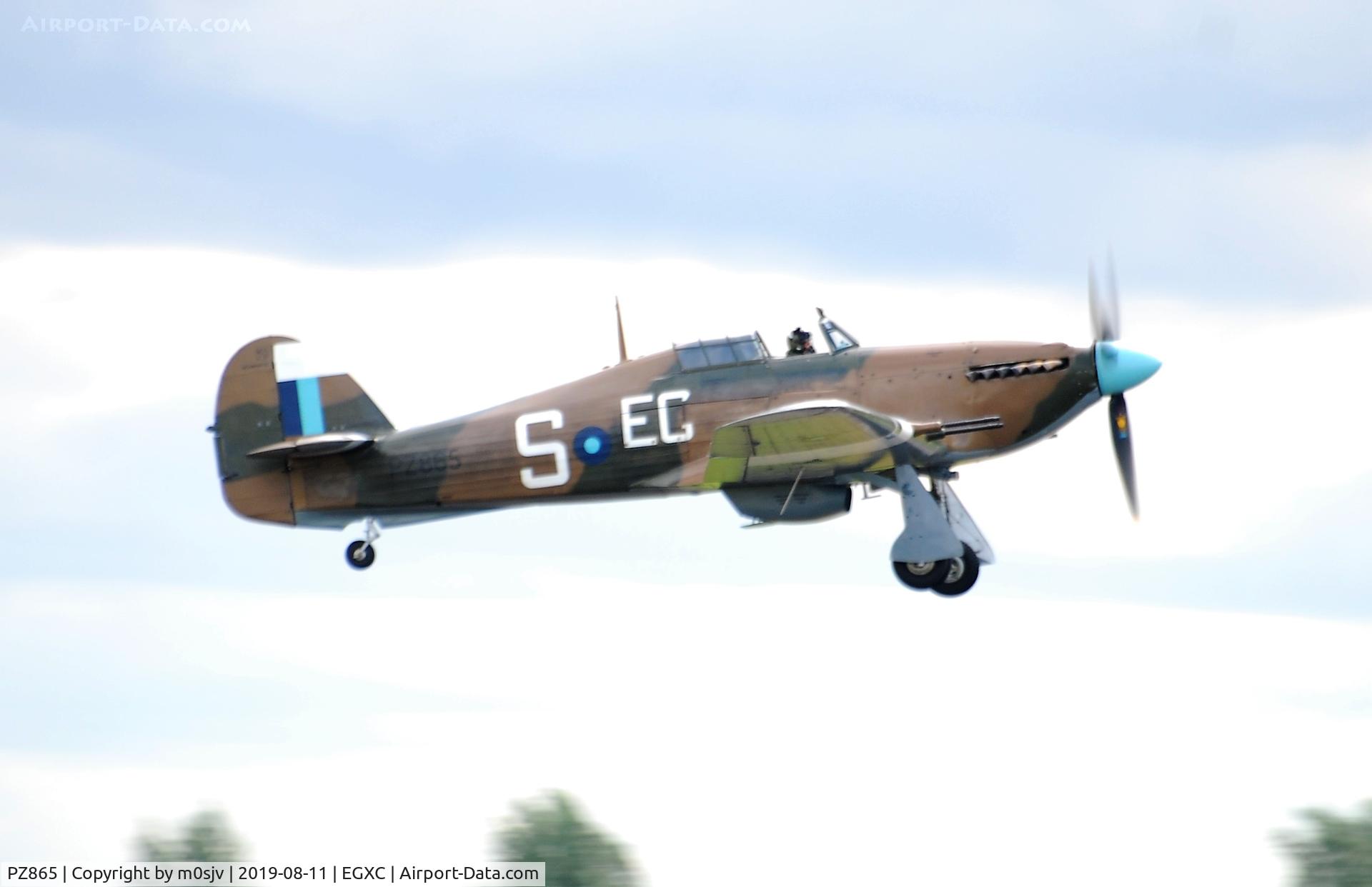 PZ865, 1944 Hawker Hurricane IIC C/N PZ865, Taken From Crash gate 1
Built in part by my Paternal Grandfather