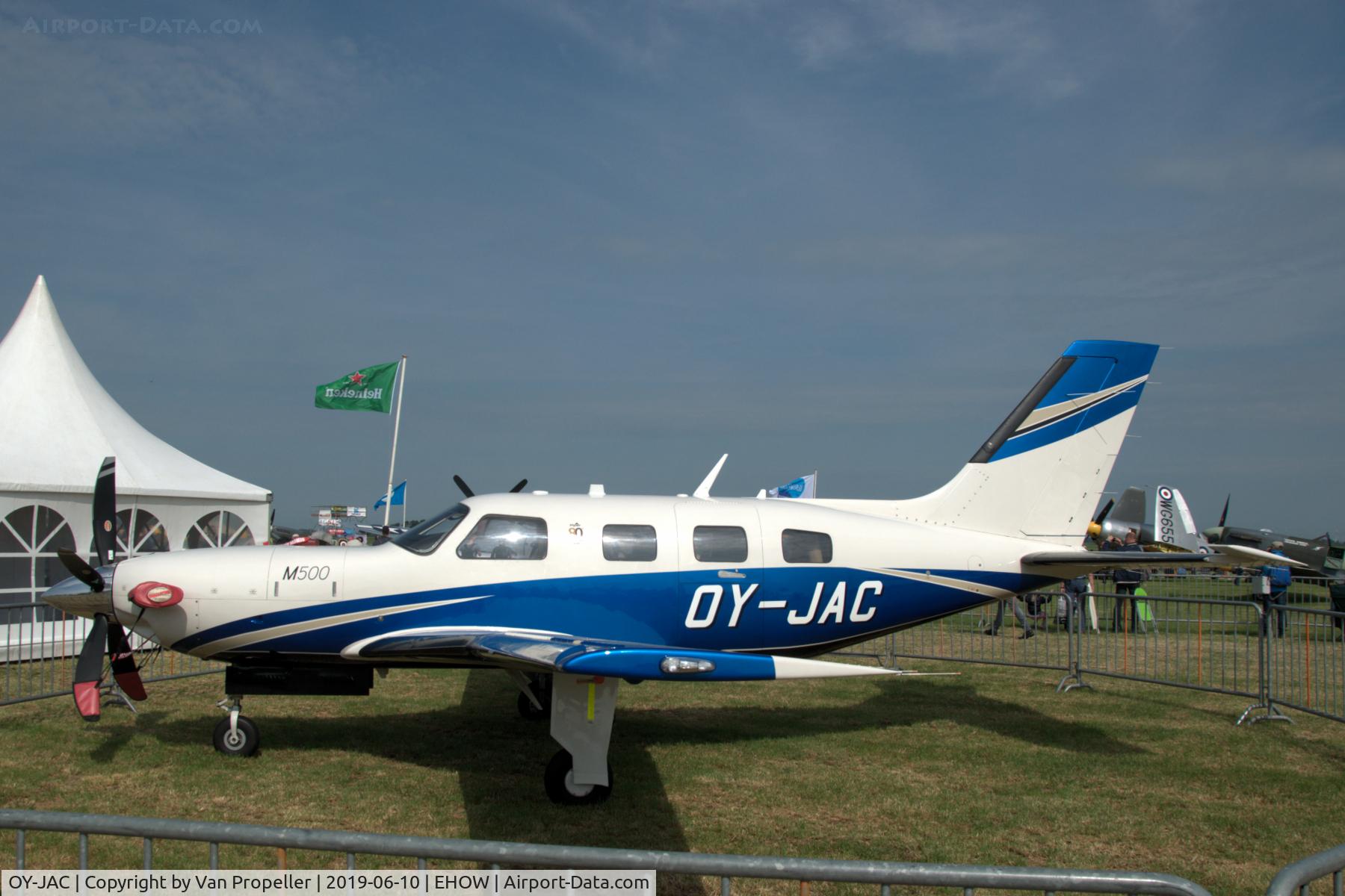 OY-JAC, 2017 Piper PA-46-500TP Malibu Meridian C/N 4697624, Piper PA-46-500TP Malibu Meridian at Oostwold airfield, the Netherlands, air show 2019