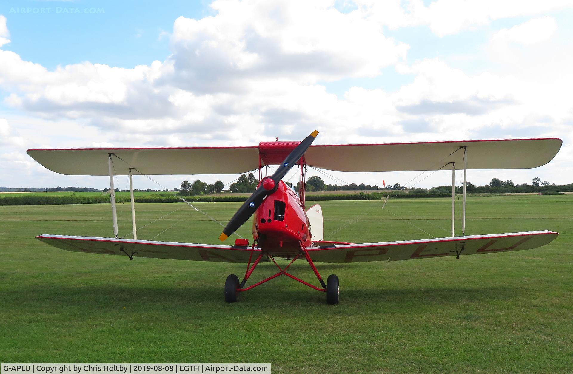 G-APLU, 1941 De Havilland DH-82A Tiger Moth II C/N 85094, 1941 Tiger Moth on show at the 'Gathering of Moths' Dy 2019 at Old Warden