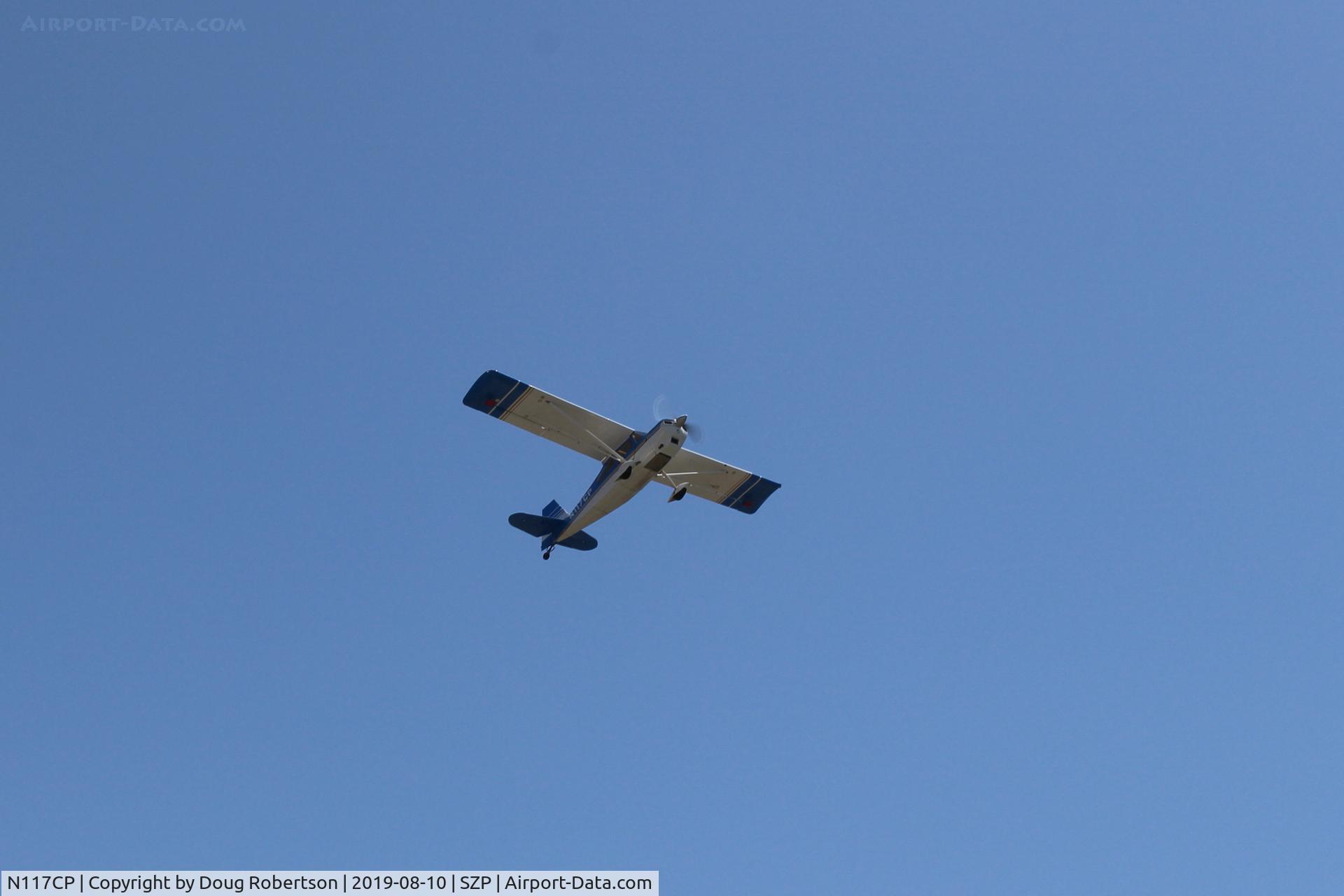 N117CP, American Champion 7GCBC Citabria C/N 1275-99, 1999 American Champion 7GCBC CITABRIA of CP Aviation, Lycoming O-320 150 hp, takeoff climb Rwy 22
