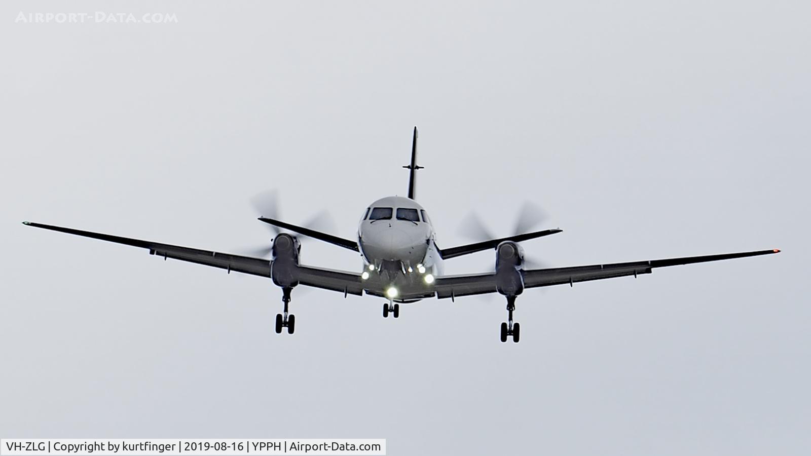 VH-ZLG, 1995 Saab 340B+ C/N 340B-375, SAAB 340B. Rex Regional Express VH-ZLG arriving from Albany Rwy 06, YPPH 160819.