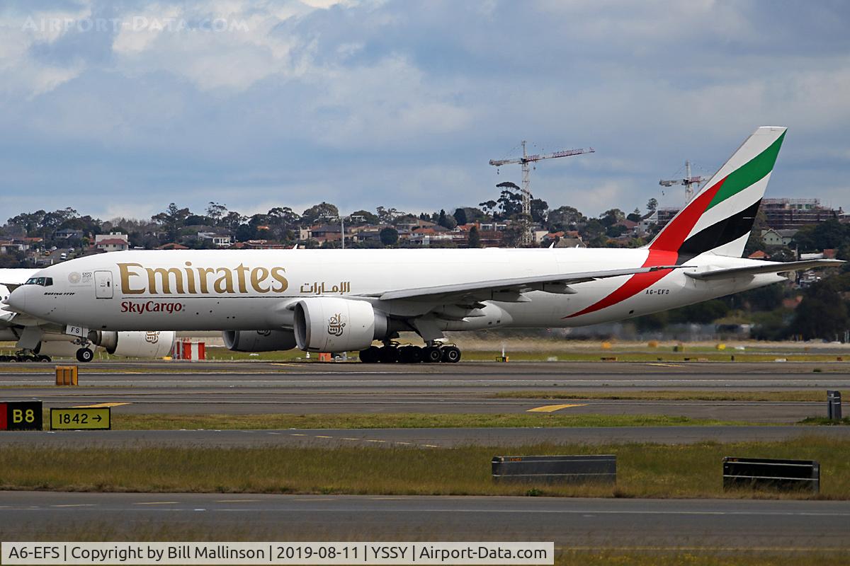 A6-EFS, 2015 Boeing 777-F1H C/N 42234, EK9826 from SIN