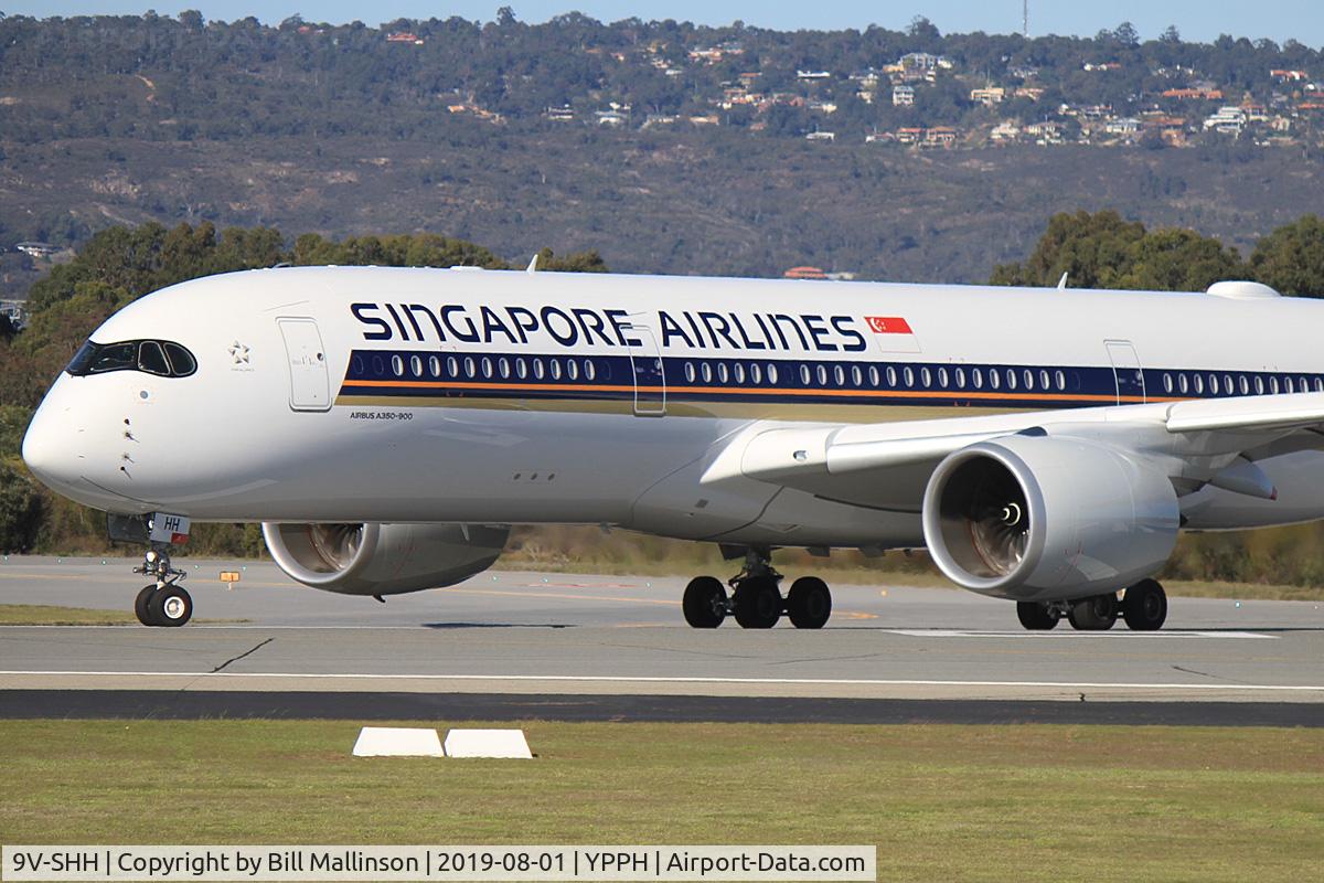 9V-SHH, 2019 Airbus A350-941 C/N 316, readying for 0-3