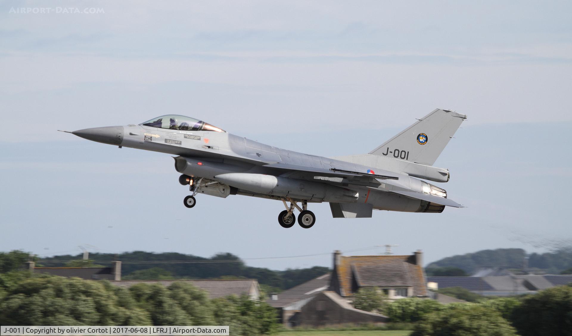 J-001, Fokker F-16AM Fighting Falcon C/N 6D-157, Tiger meet 2017