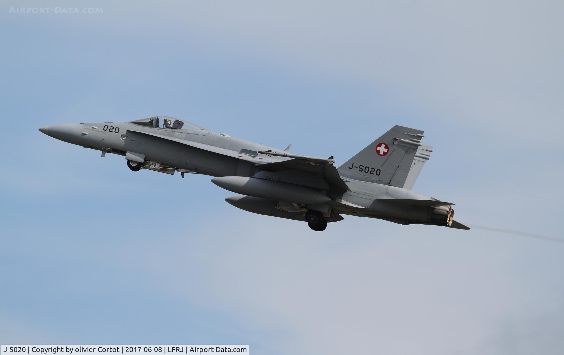 J-5020, McDonnell Douglas F/A-18C Hornet C/N 1369/SFC020, Tiger meet 2017