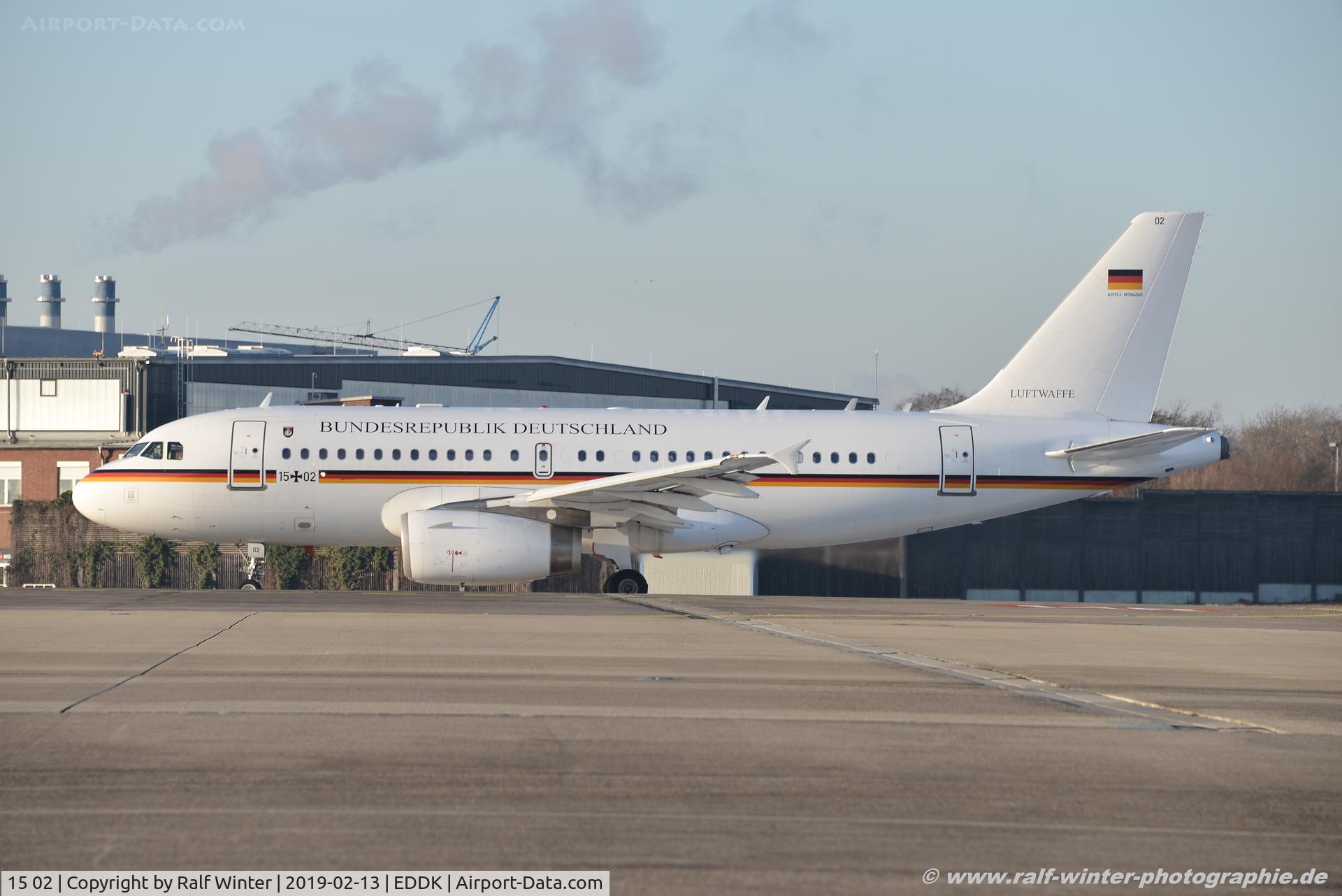15 02, 2009 Airbus ACJ319 (A319-133/CJ) C/N 4060, Airbus A319-133X(CJ) - GAF German Air Force - 4060 - 15+02 - 13.02.2019 - CGN