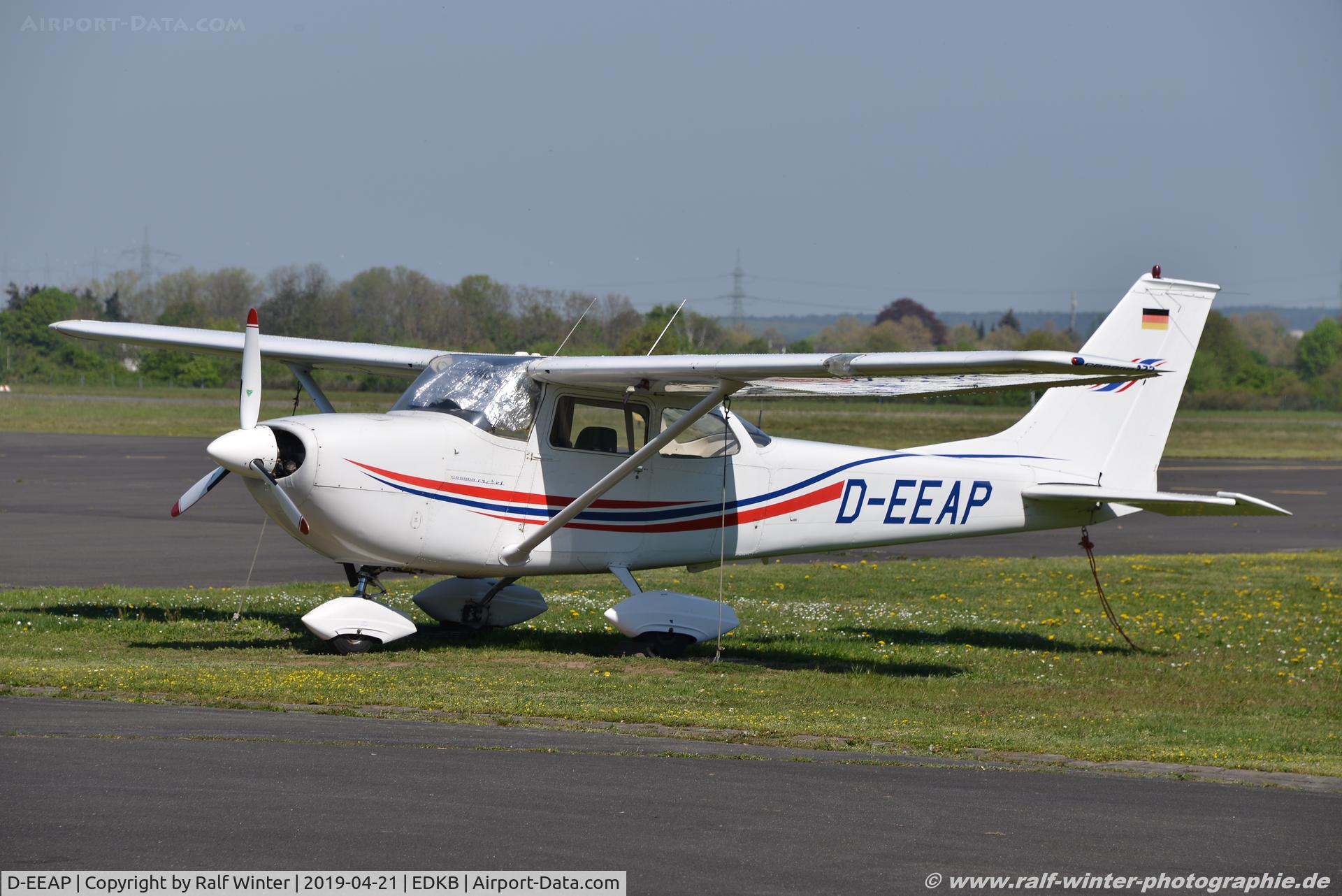 D-EEAP, 1969 Reims FR172F Reims Rocket C/N 0067, Reims Cessna FR172F Reims Rocket - Interessengemeinschaft der Motorsportflieger Bonn –Hangelar e.V - FR17200067 - D-EEAP - 21.04.2019 - EDKB.