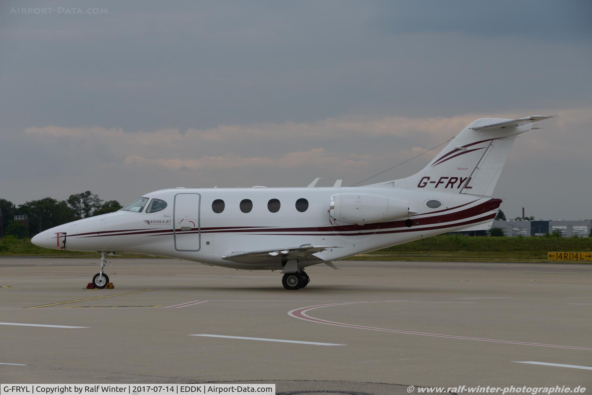 G-FRYL, 2004 Raytheon 390 Premier I C/N RB-97, Raytheon Premier I - Manhattan Jet Charter - RB-97 - G-FRYL - 14.07.2017 - CGN