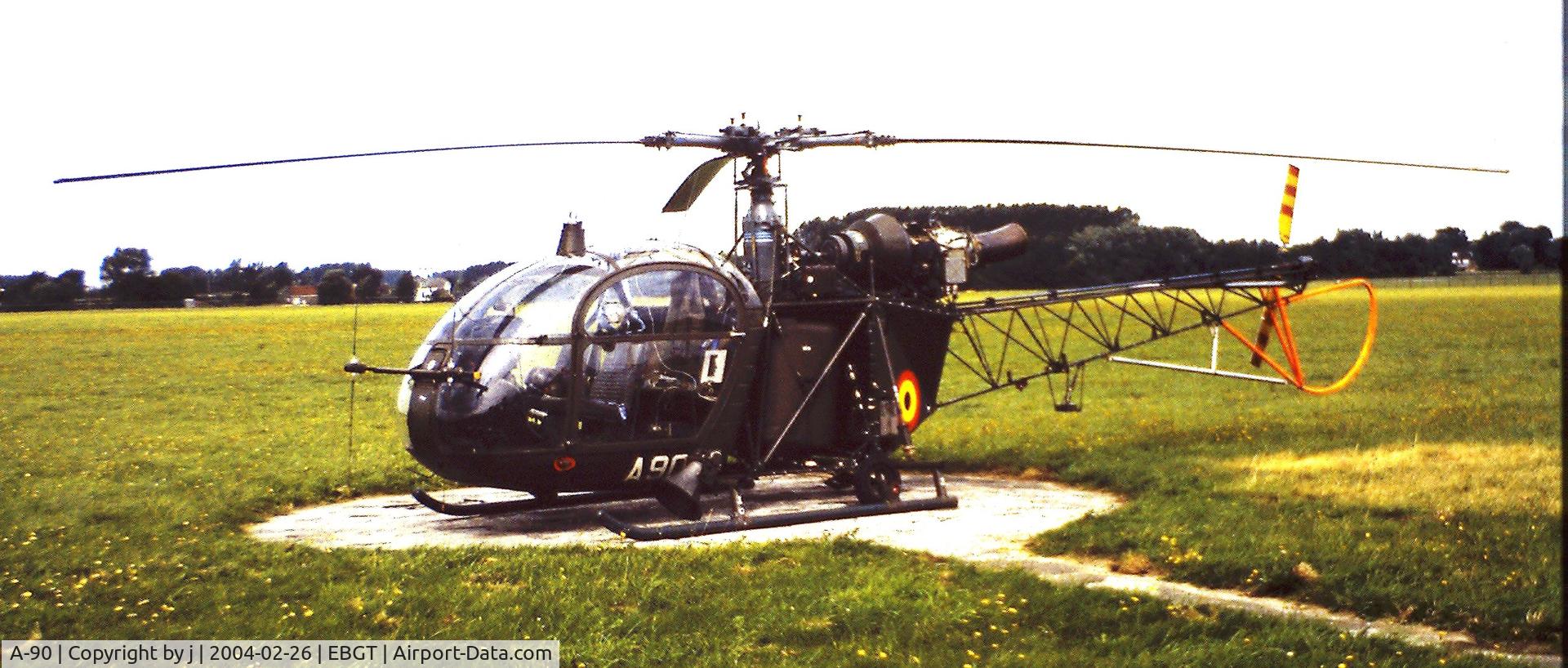 A-90, Sud Aviation SA-318C Alouette II C/N 1991/618C, Belgische Rijkswacht