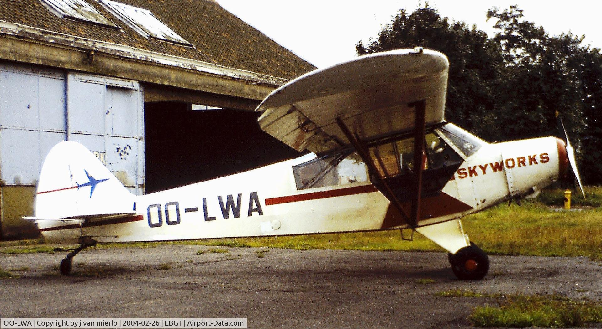 OO-LWA, 1954 Piper L-21B Super Cub (PA-18-135) C/N 18-4017, Ghent, Belgium