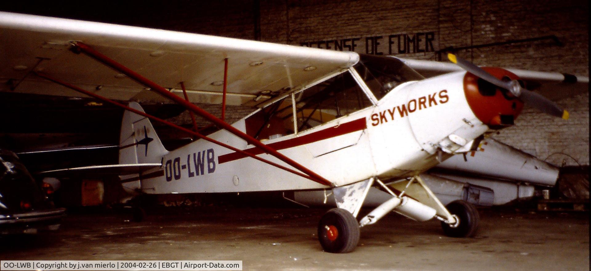 OO-LWB, 1954 Piper L-21B Super Cub (PA-18-135) C/N 18-3925, Ghent, belgium