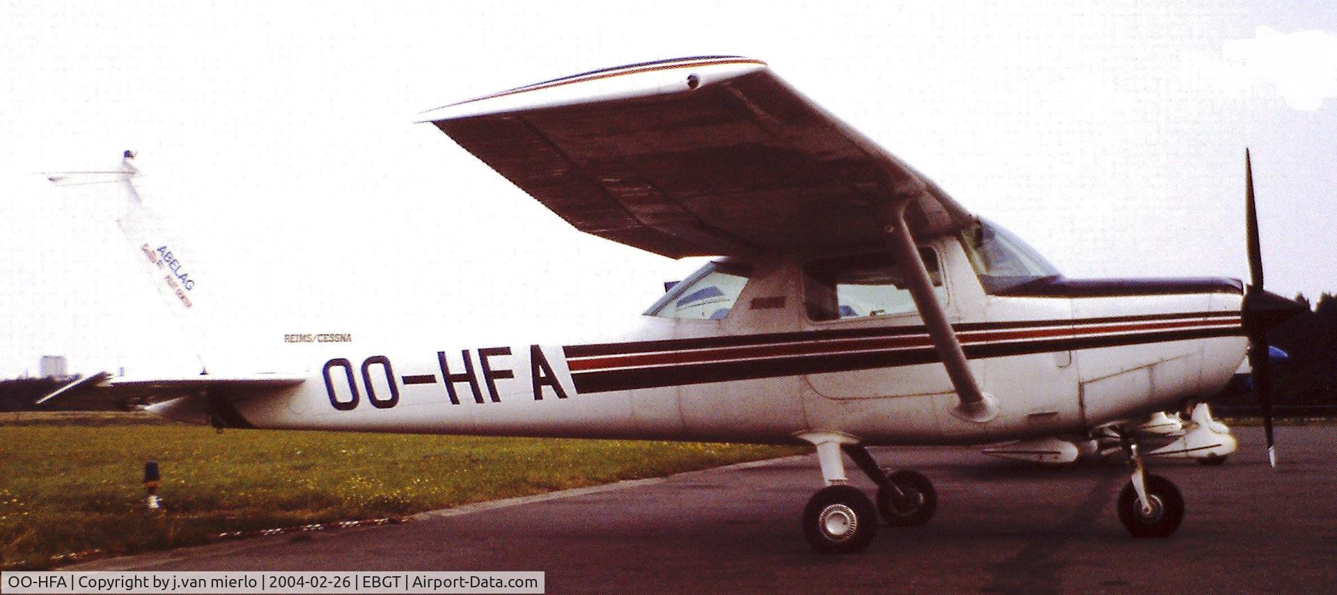 OO-HFA, 1981 Reims F152 C/N 1866, Ghent, Belgium