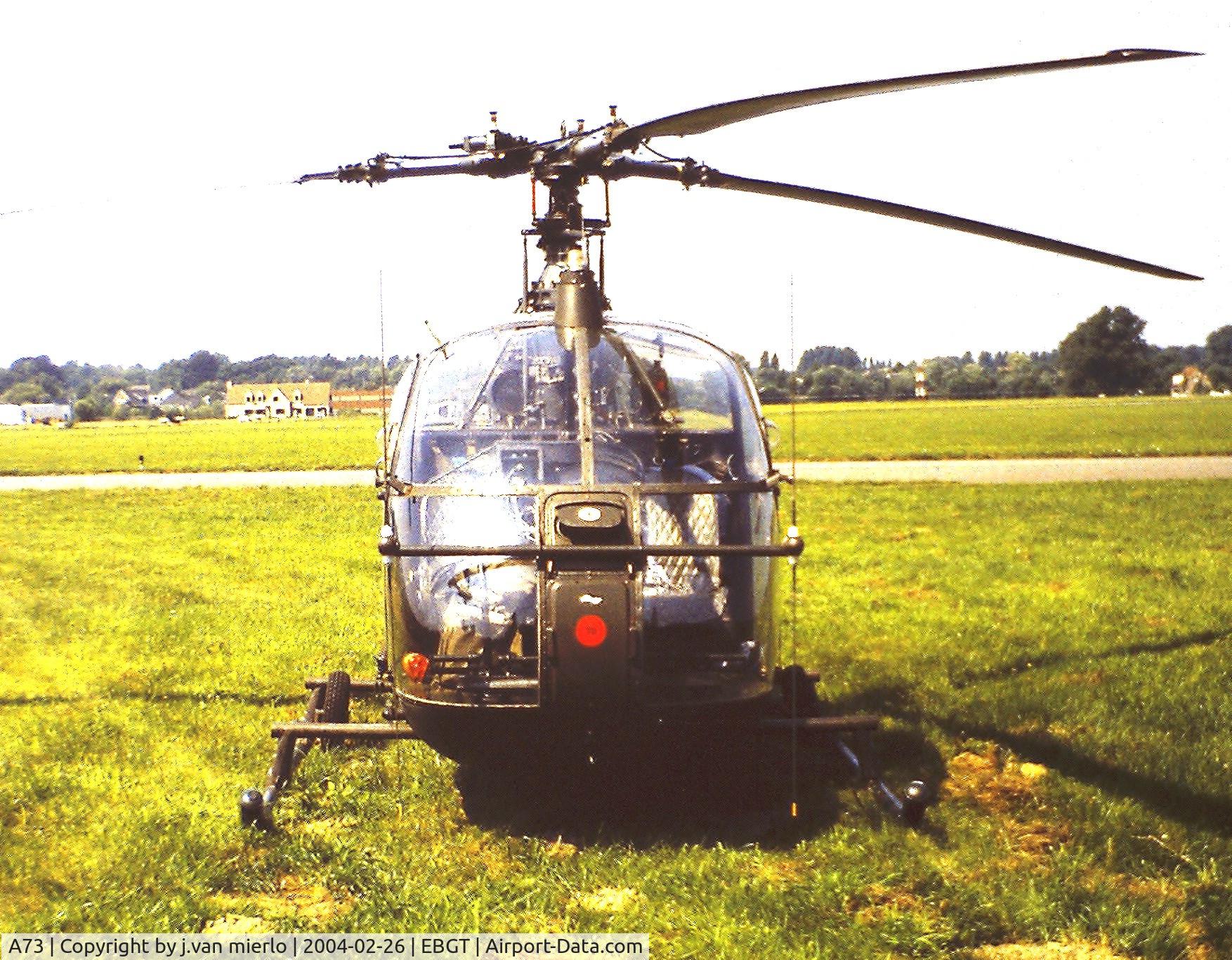 A73, Sud Aviation SA-318C Alouette II C/N 2087, Ghent, Belgium
