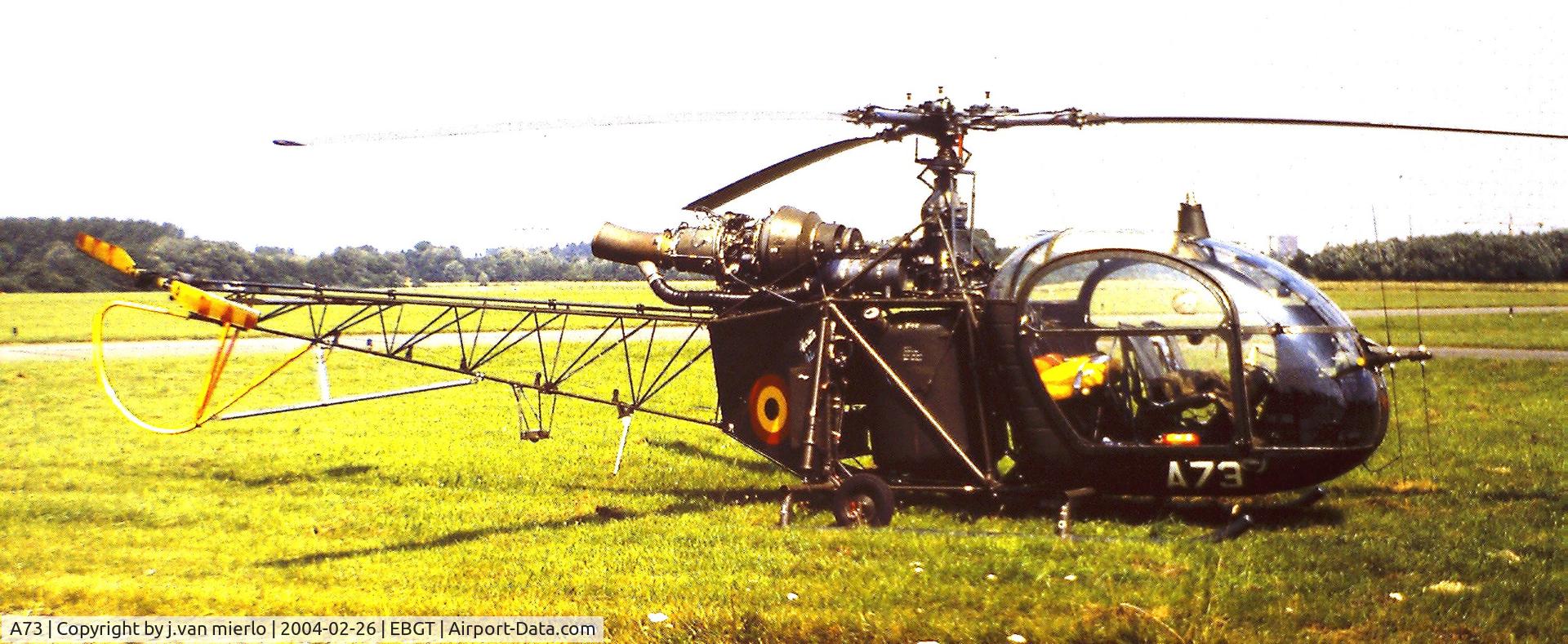 A73, Sud Aviation SA-318C Alouette II C/N 2087, Ghent, Belgium