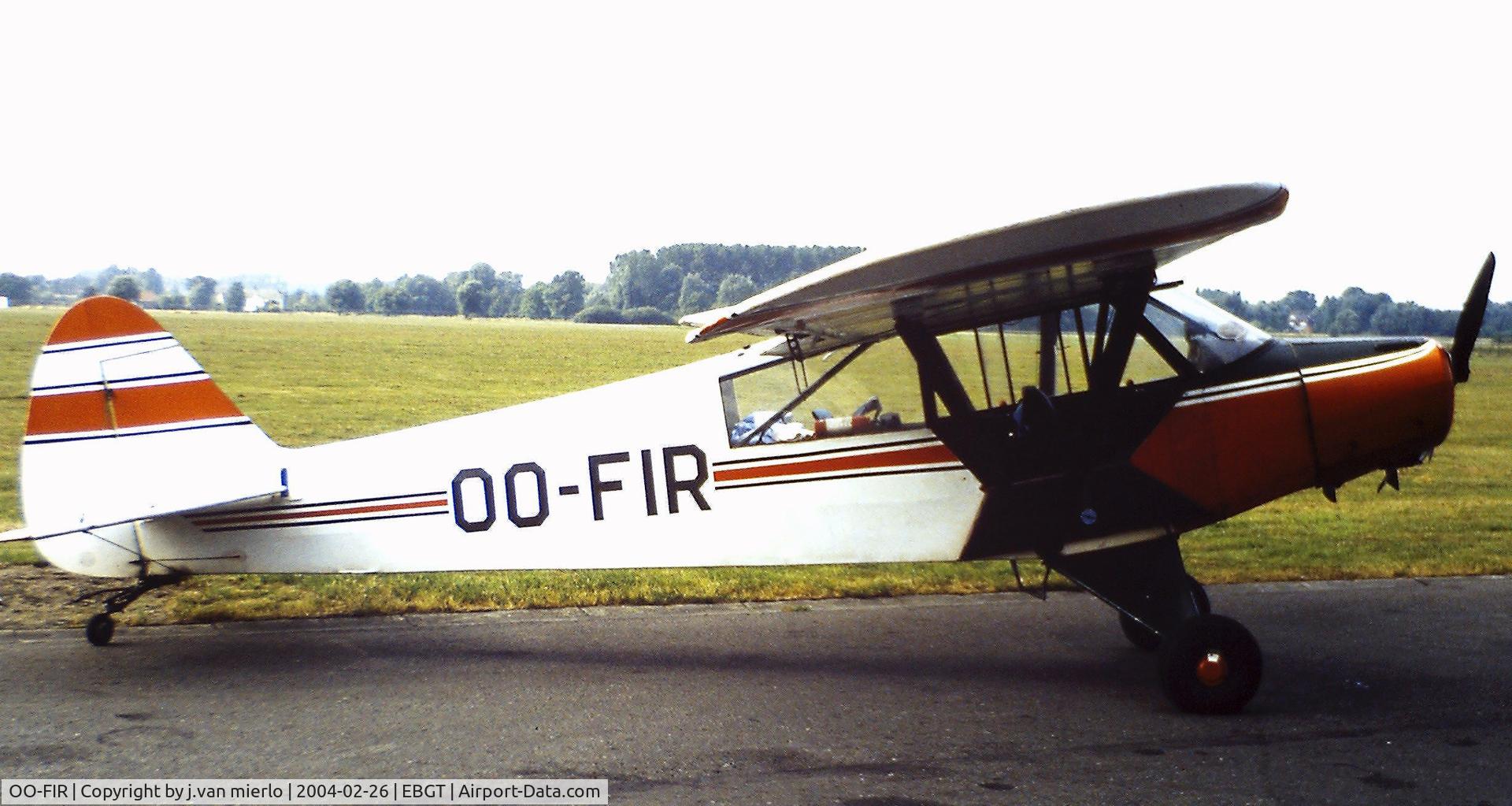 OO-FIR, 1951 Piper L-18C Super Cub (PA-18-95) C/N 18-1371, Ghent
