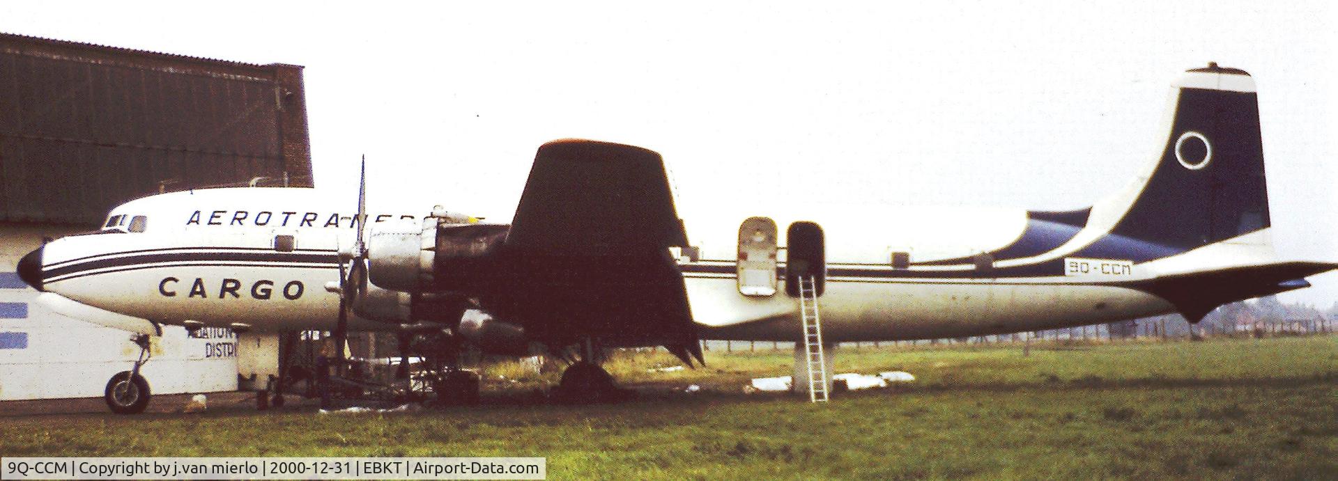 9Q-CCM, 1956 Douglas DC-6B C/N 45077, Wevelgem, Belgium