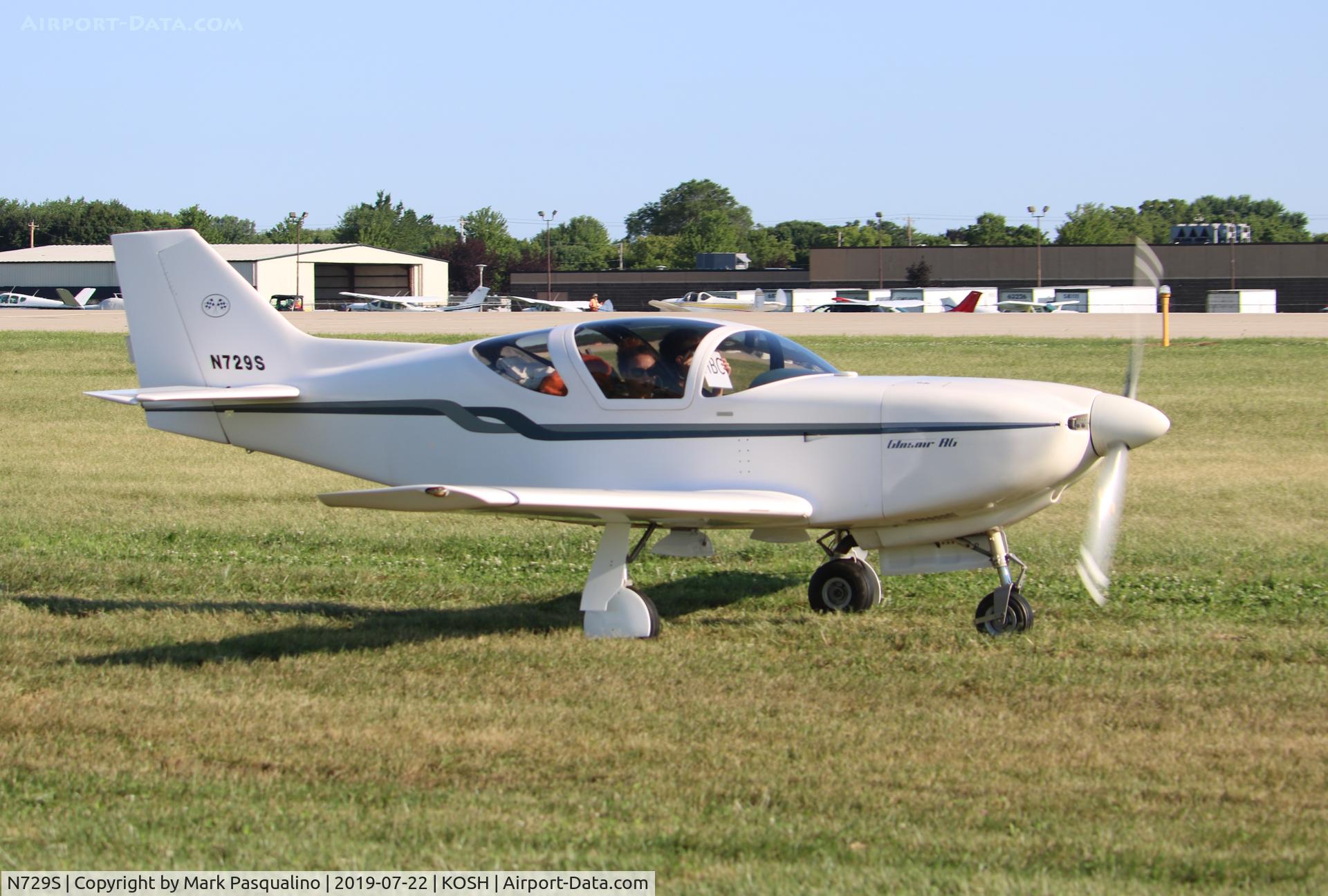 N729S, 1986 Stoddard-Hamilton Glasair RG C/N 455R, Glasair RG