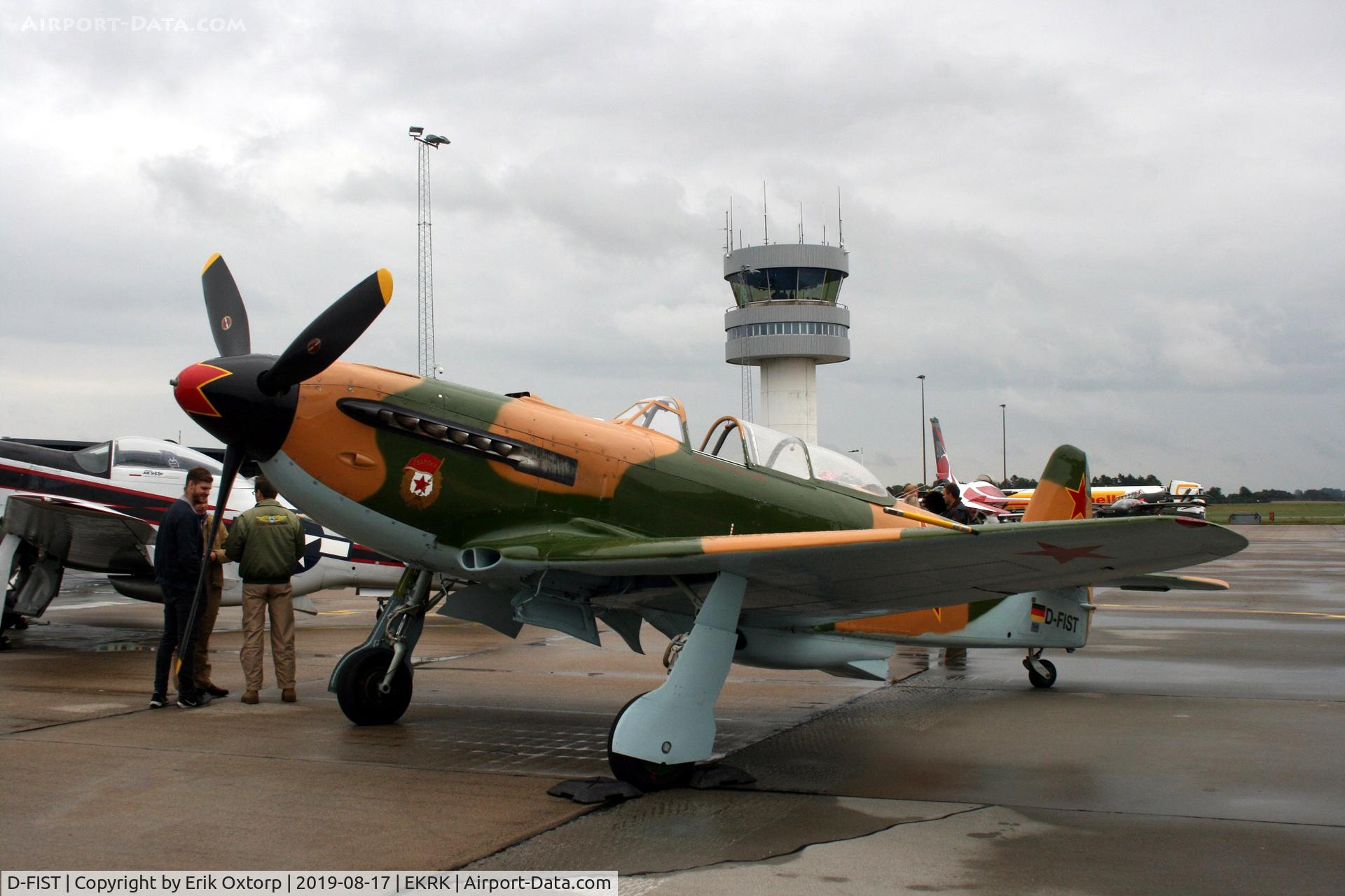 D-FIST, 1944 Yakovlev Yak-9U C/N 0470408, Roskilde Air Show
