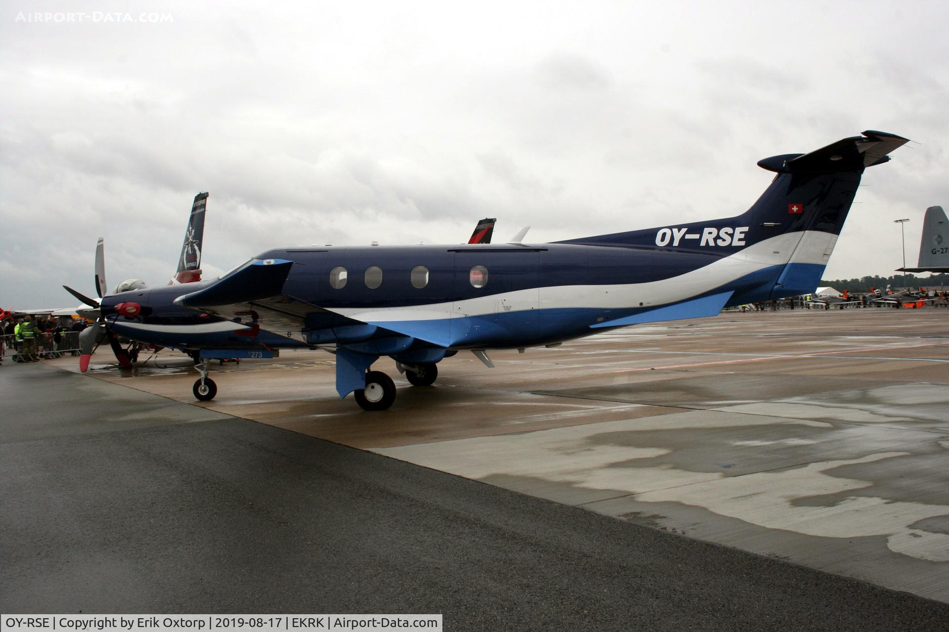 OY-RSE, 2011 Pilatus PC-12/47E C/N 1273, Roskilde Air Show
