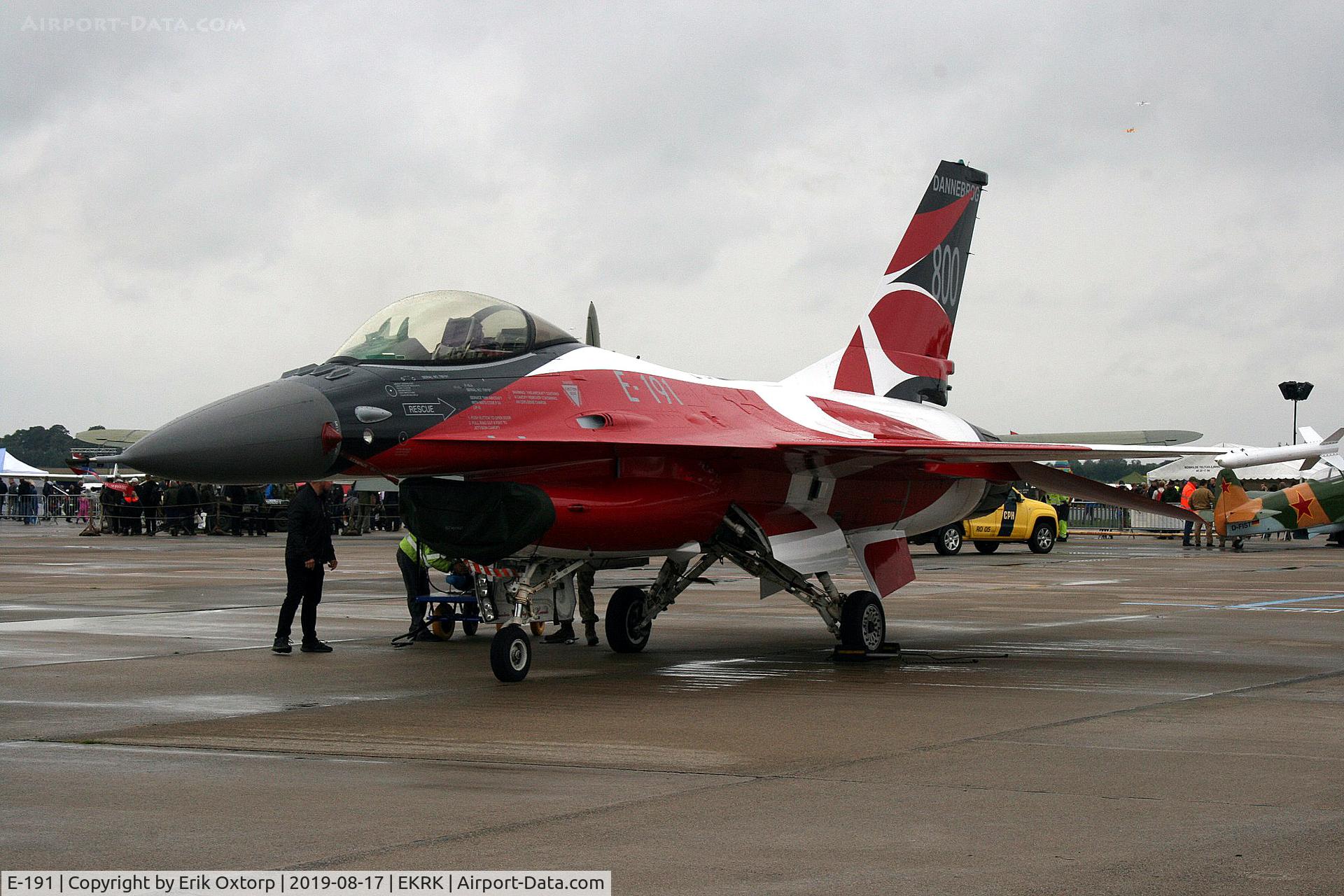 E-191, 1978 SABCA F-16AM Fighting Falcon C/N 6F-18, Roskilde Air Show