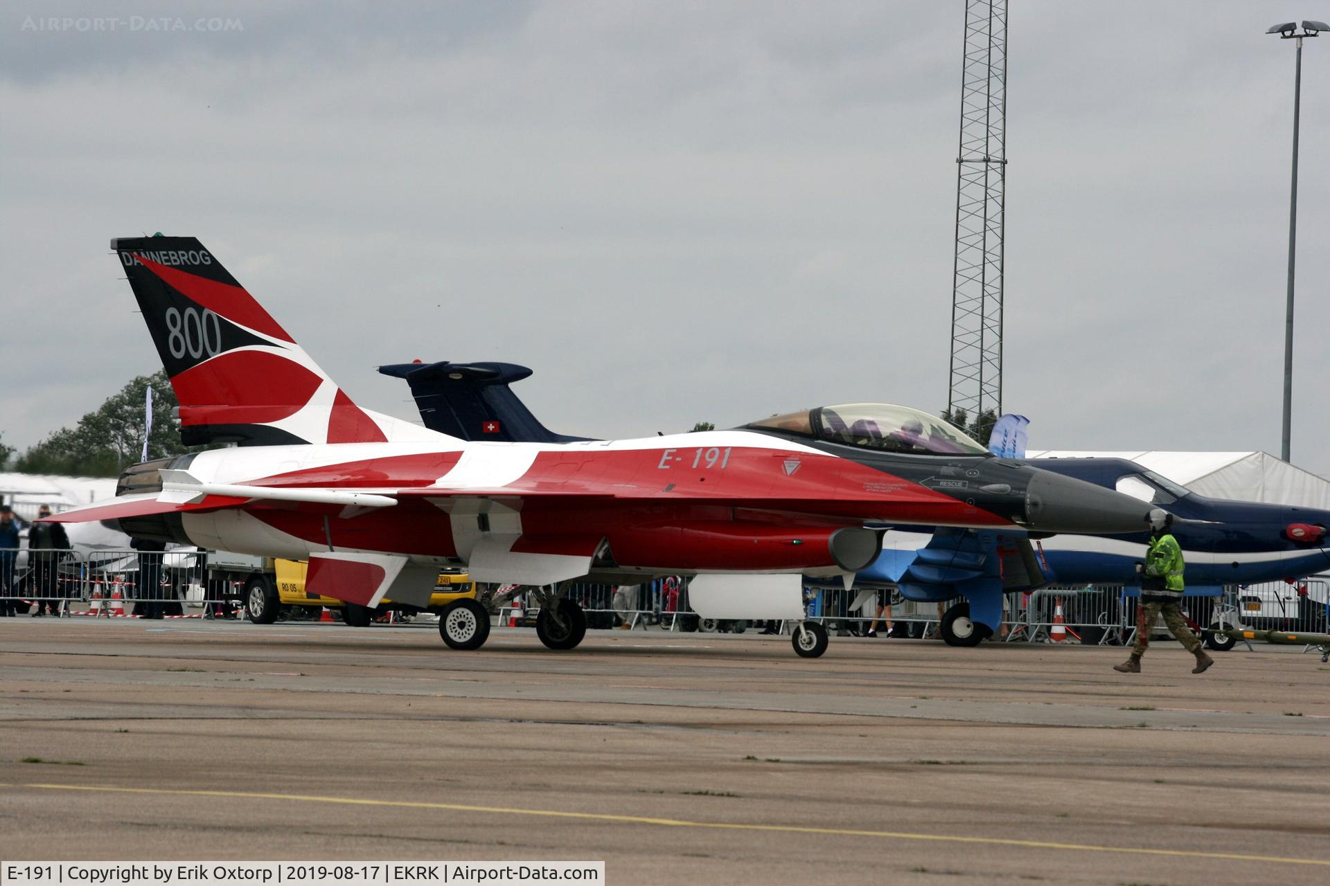 E-191, 1978 SABCA F-16AM Fighting Falcon C/N 6F-18, Roskilde Air Show