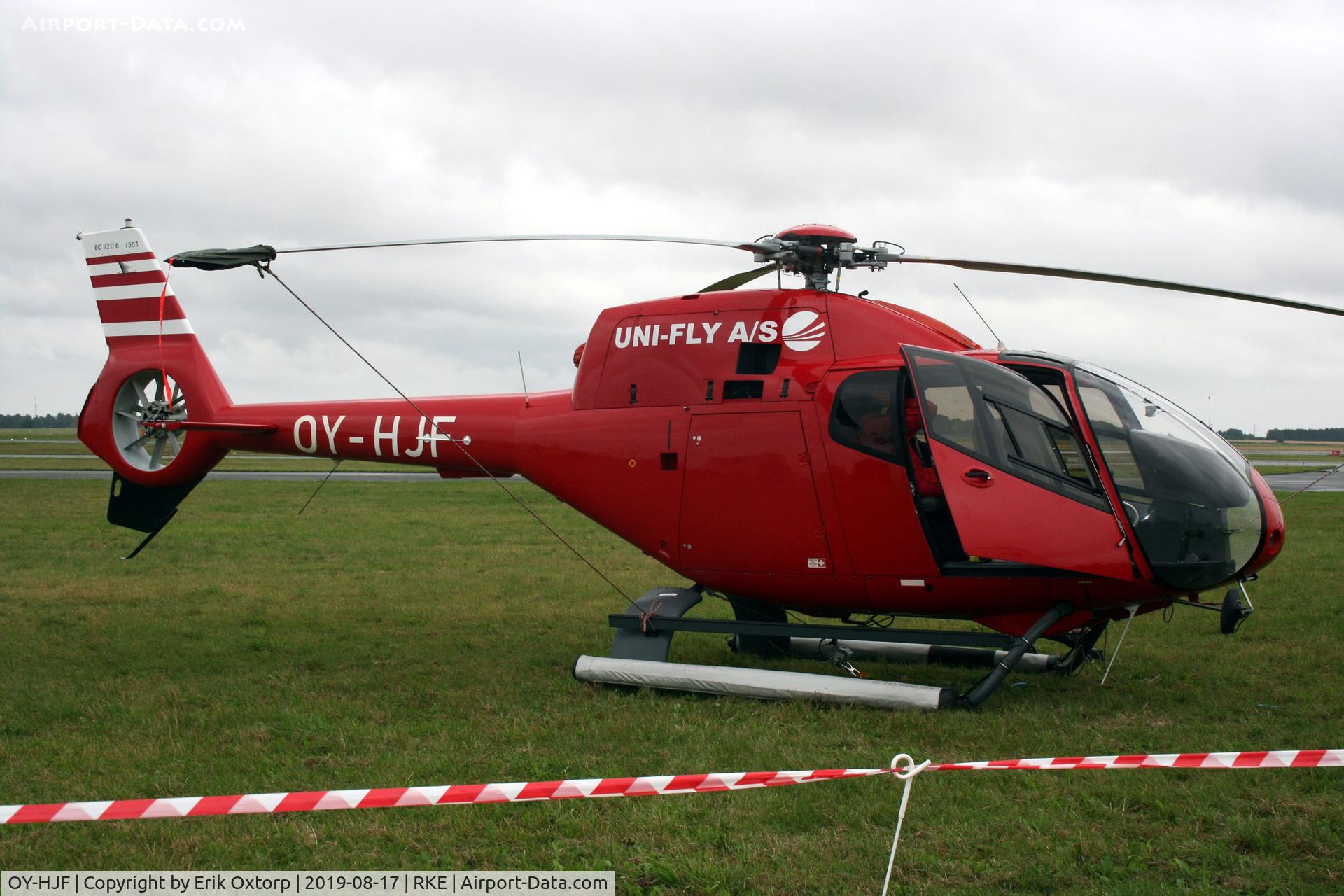 OY-HJF, 2007 Eurocopter EC-120B Colibri C/N 1503, Roskilde Air Show