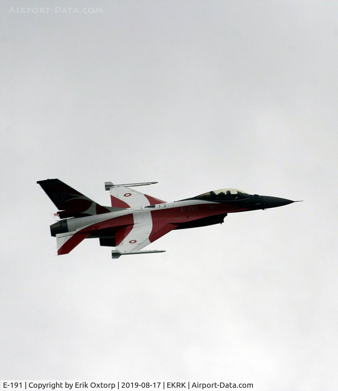 E-191, 1978 SABCA F-16AM Fighting Falcon C/N 6F-18, Roskilde Air Show